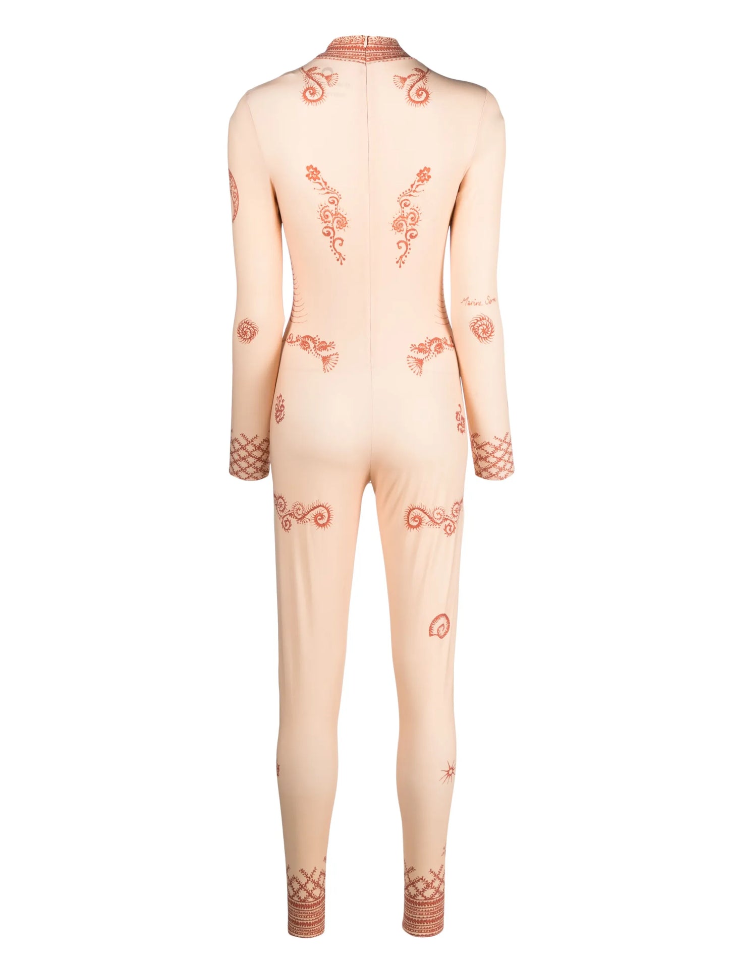 Regenerated Henna-print bodysuit
