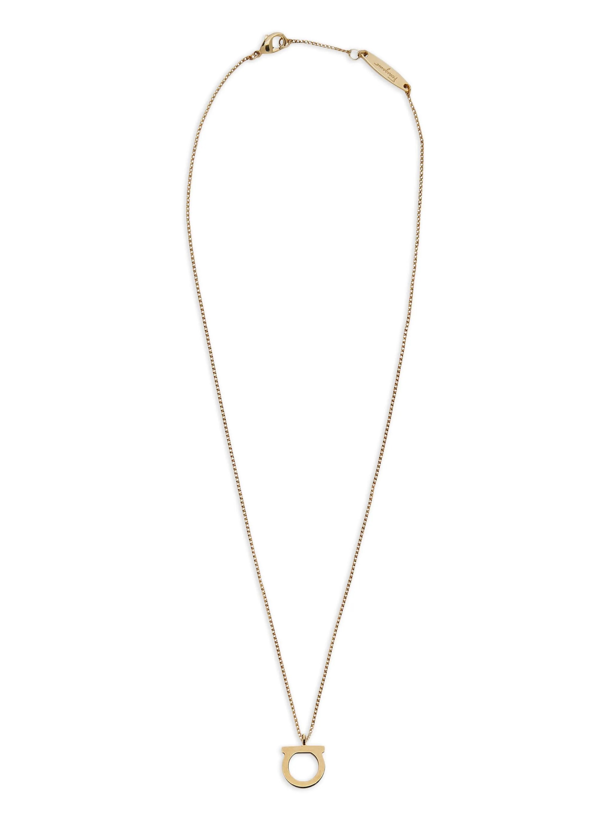 large Gancini pendant necklace