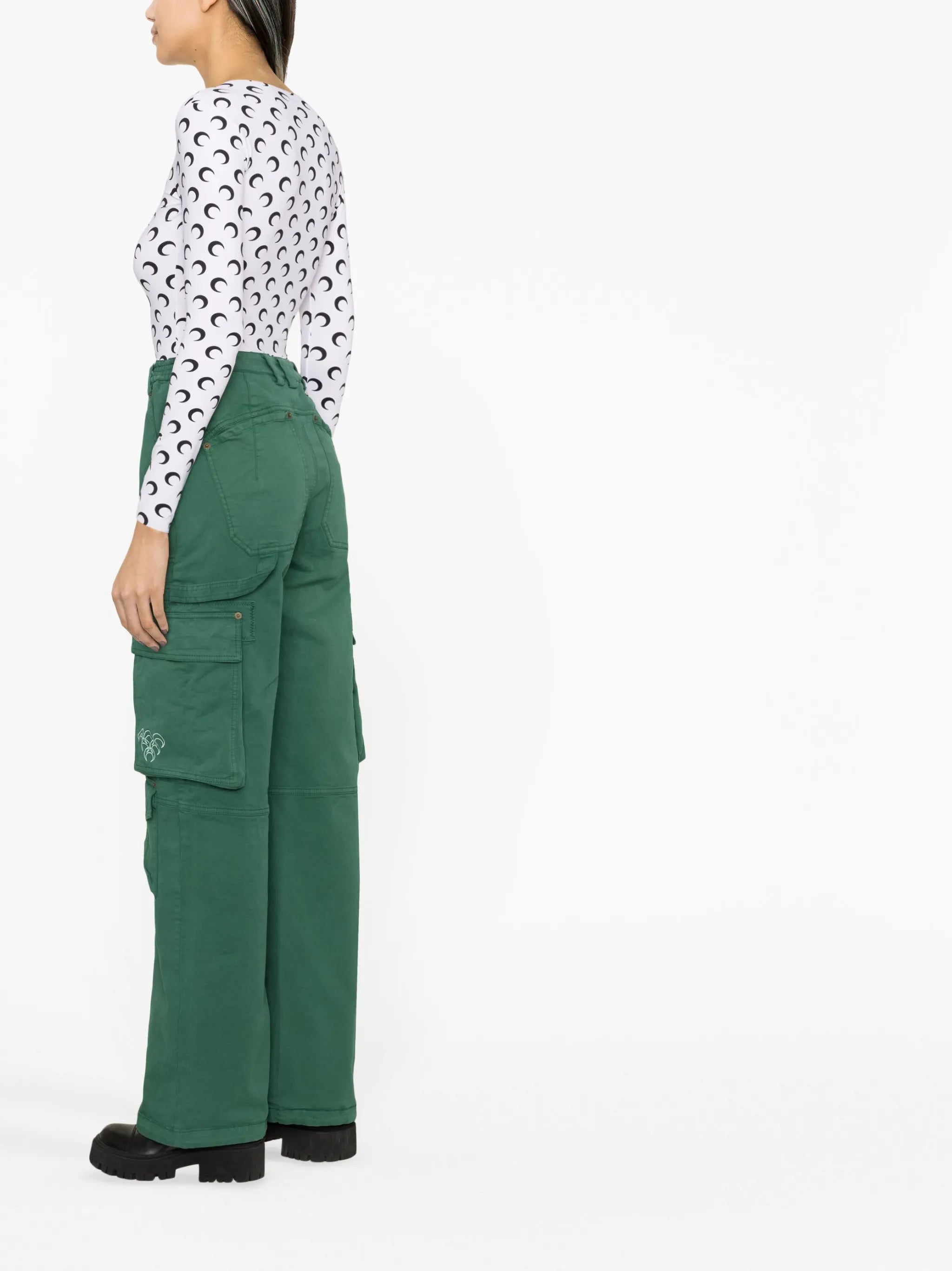 Crescent Moon-print top