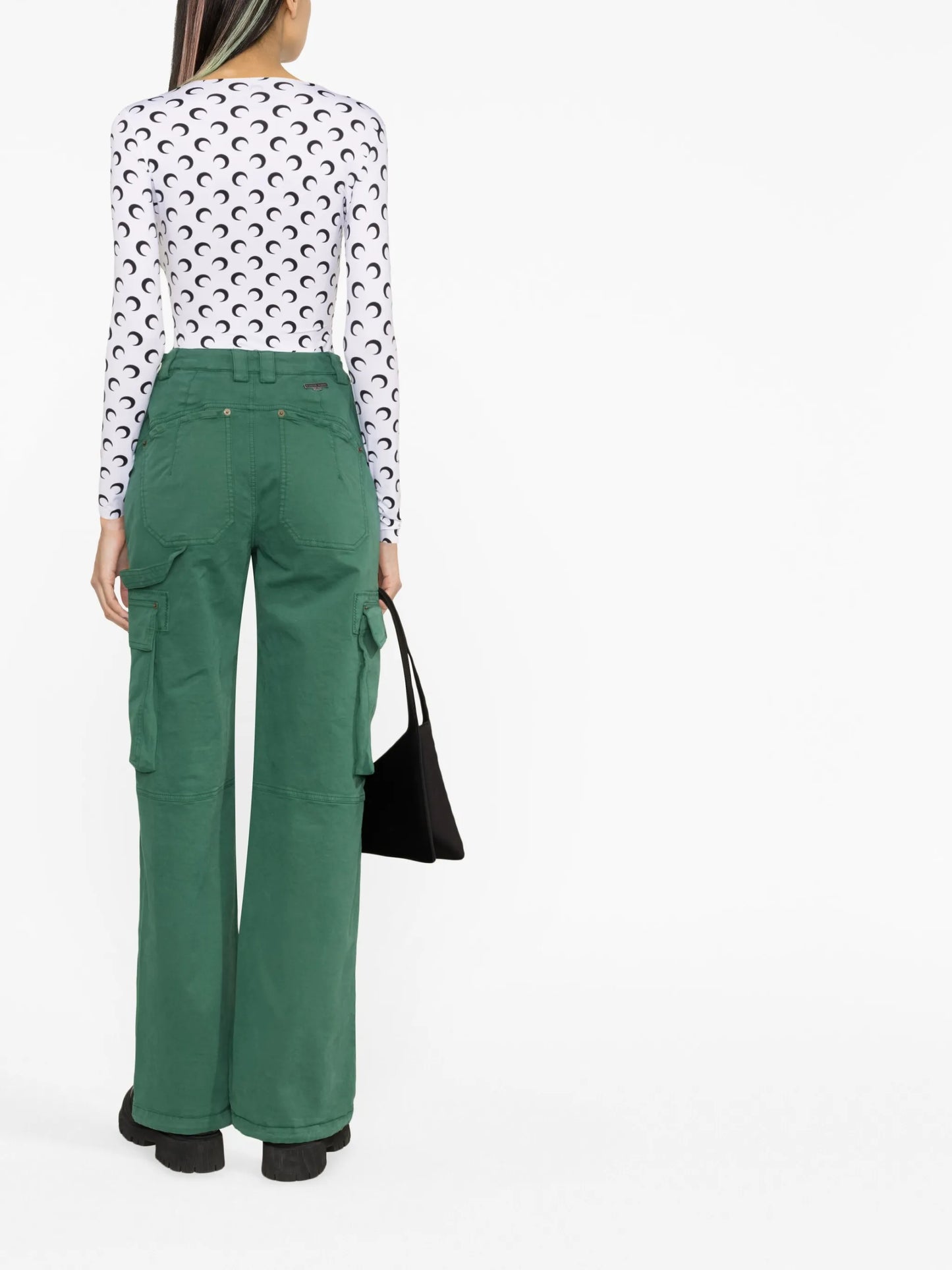 Crescent Moon-print top