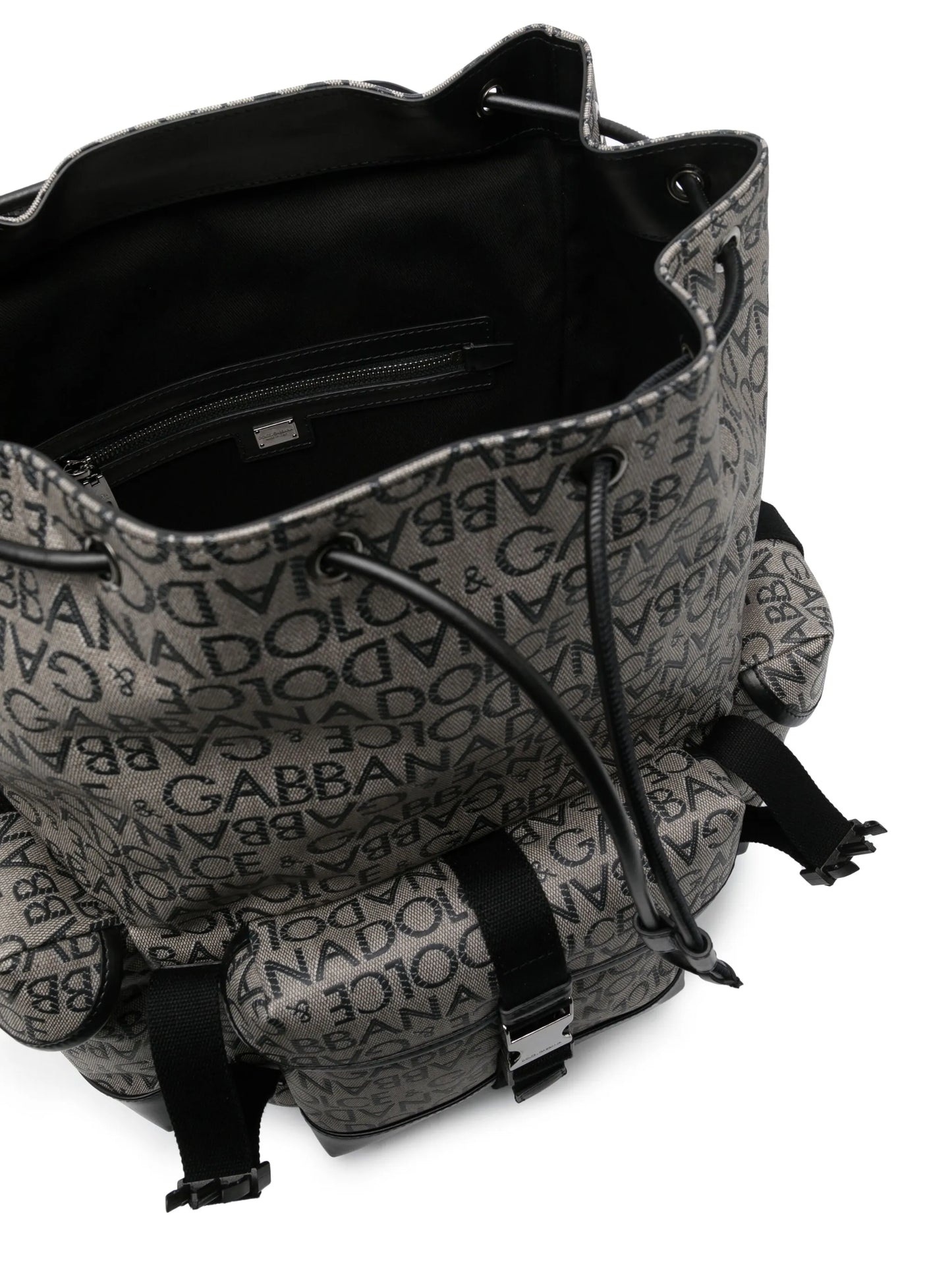 logo jacquard backpack
