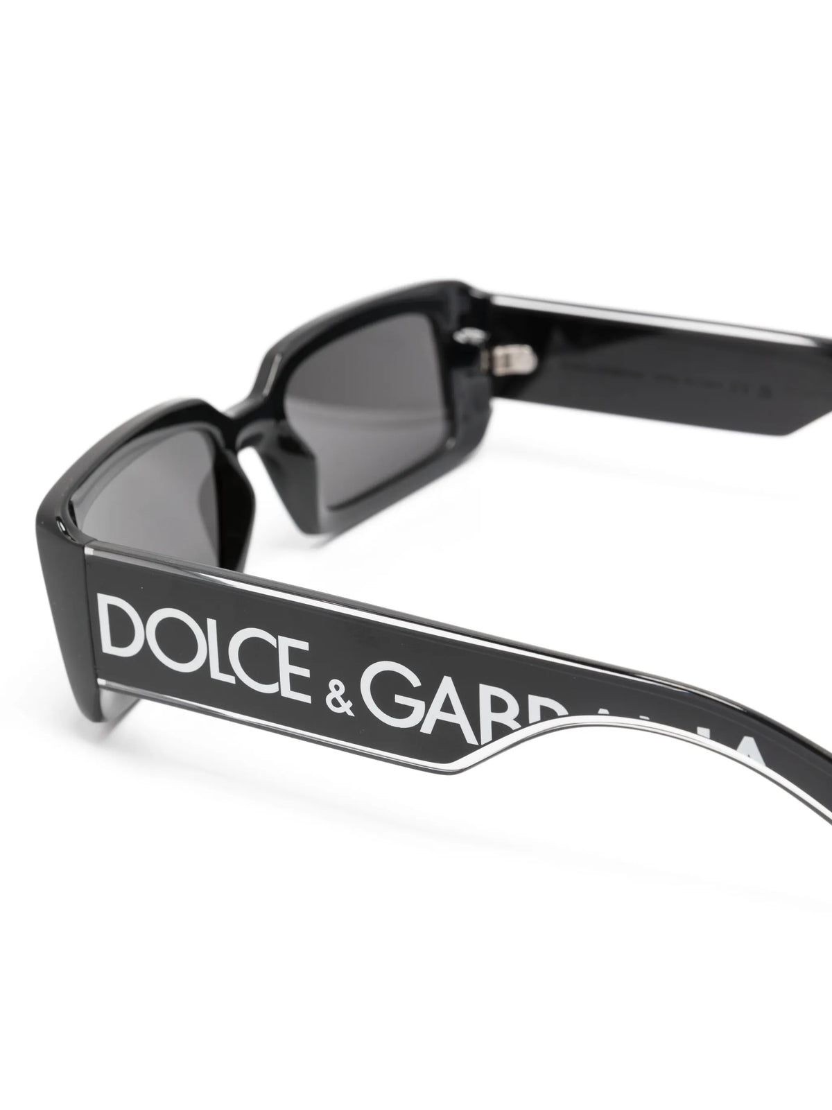 logo-print rectangle-frame sunglasses