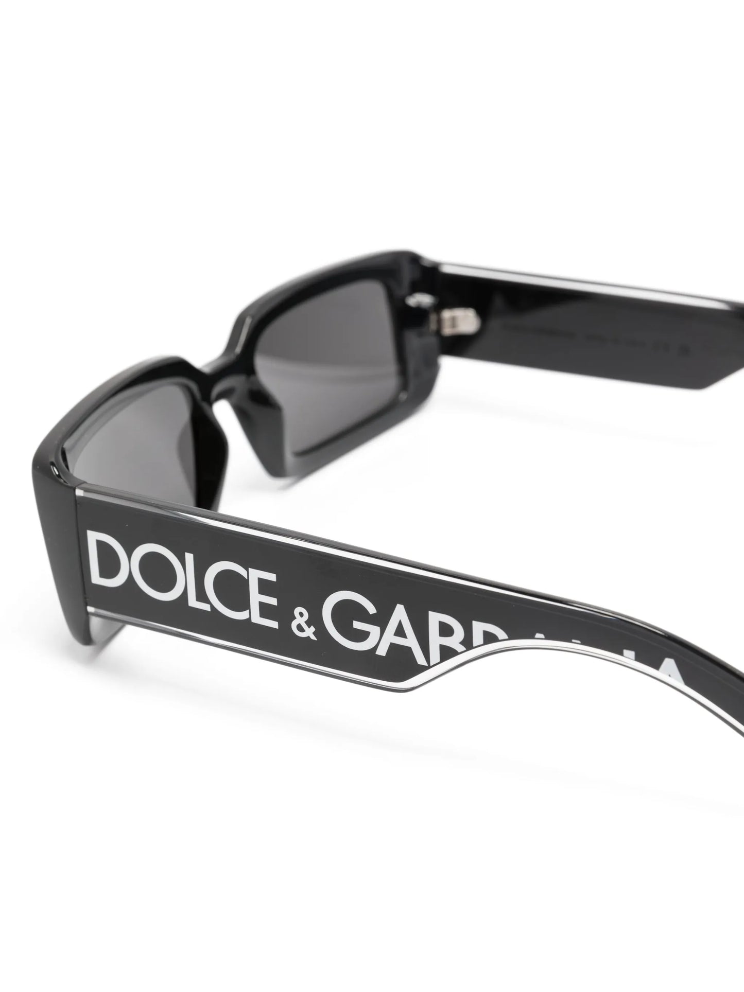 logo-print rectangle-frame sunglasses