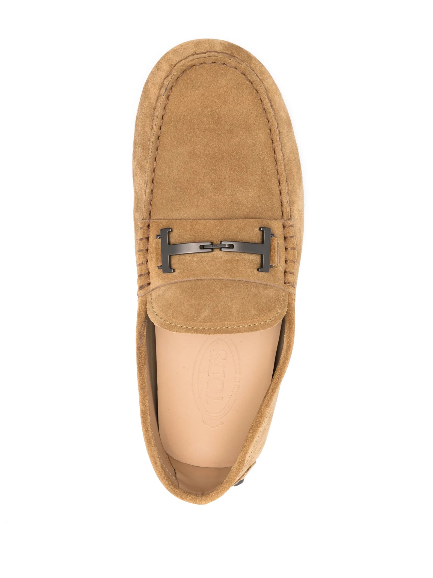 Gommino Double T suede loafers