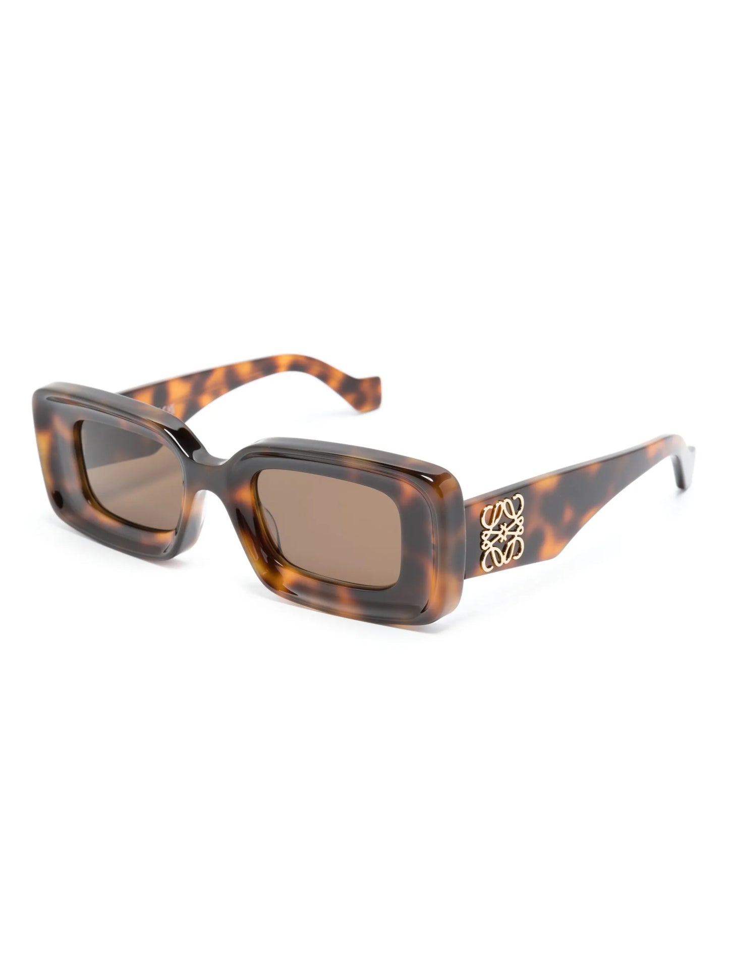 logo-plaque rectangle-frame sunglasses