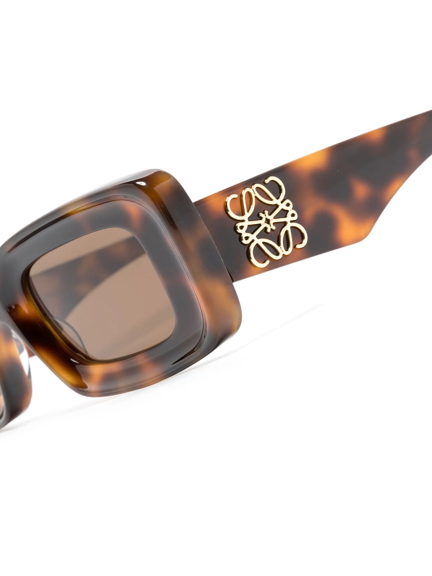 logo-plaque rectangle-frame sunglasses