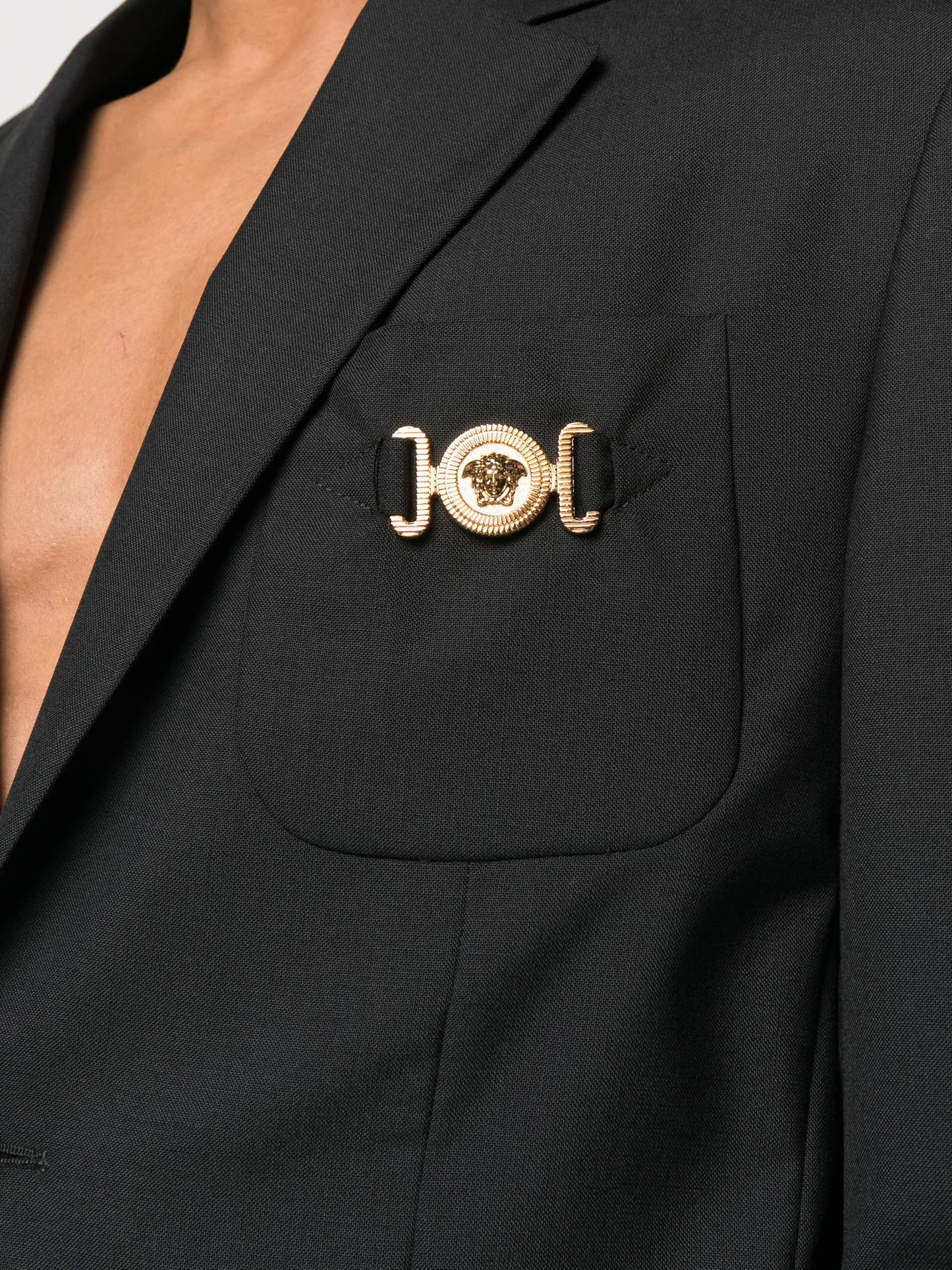 wool single-breasted blazer