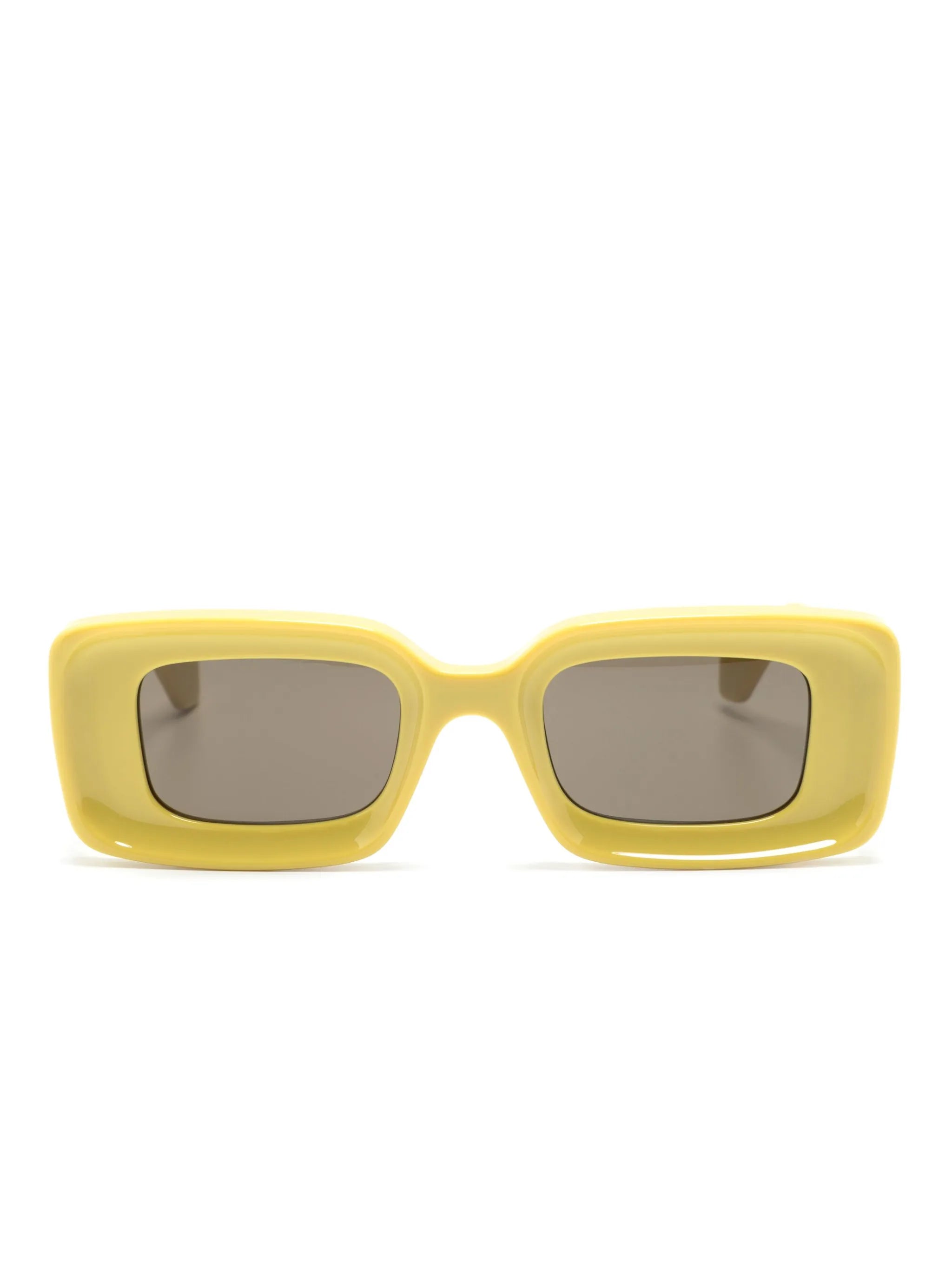 logo-plaque rectangle-frame sunglasses