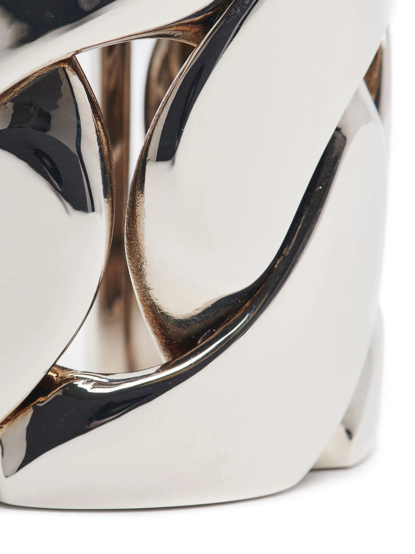 oversize-chain cuff bracelet