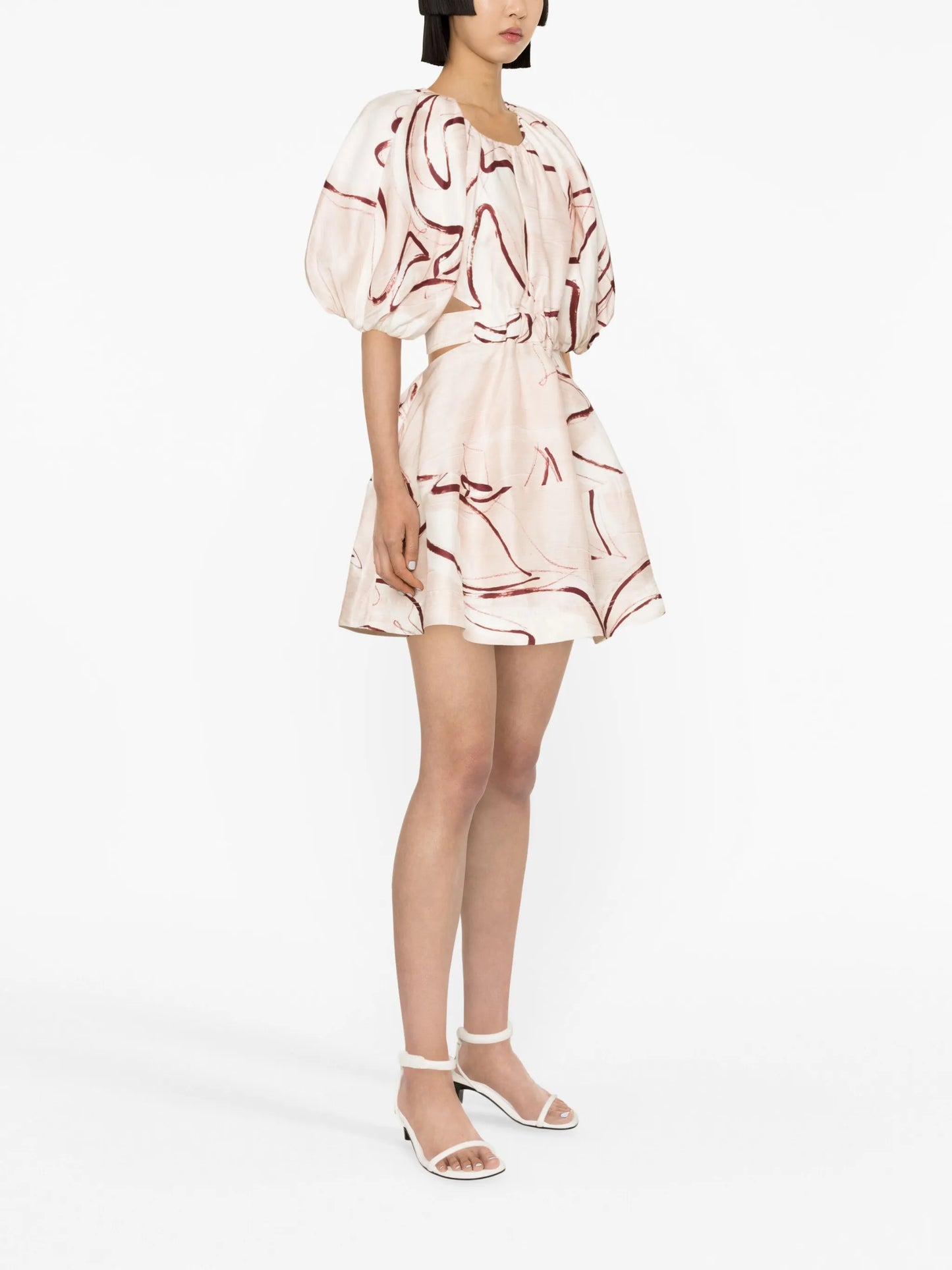 Psychedelia cut-out minidress