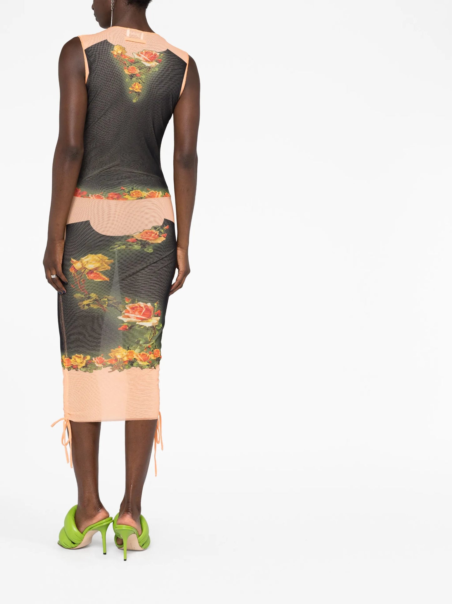 Fleurs Petit Grand-print dress