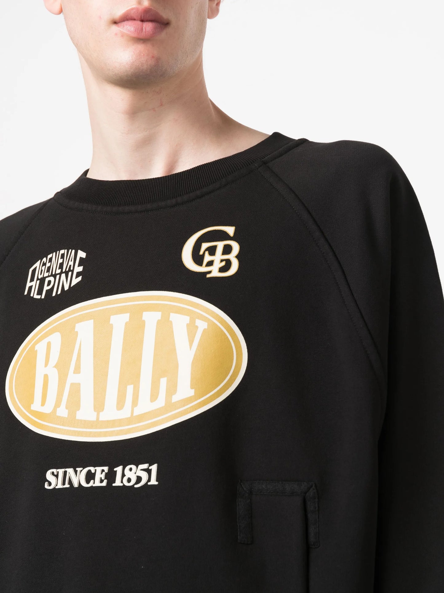 logo-print cotton sweatshirt
