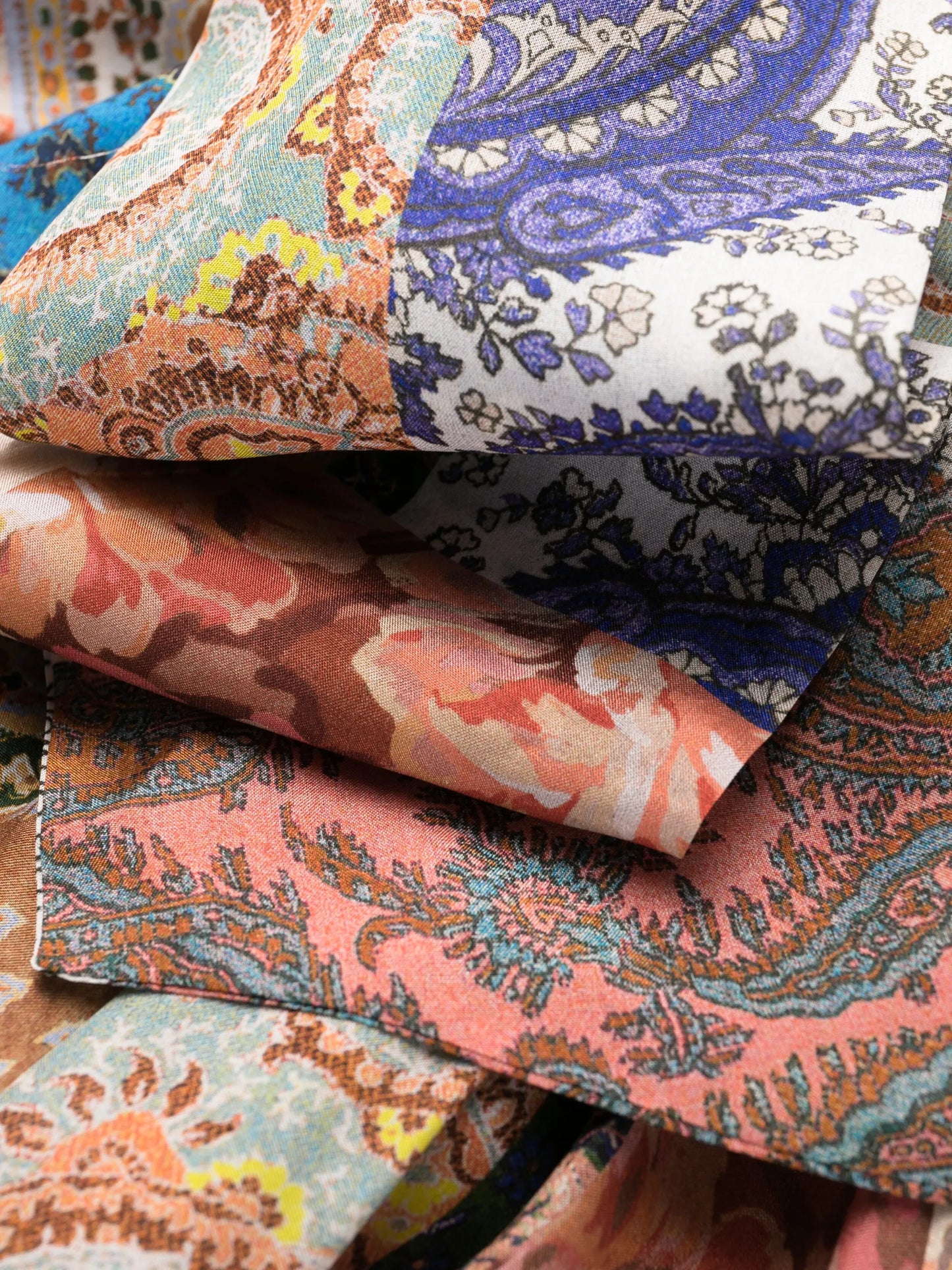 Devi paisley-print halterneck dress