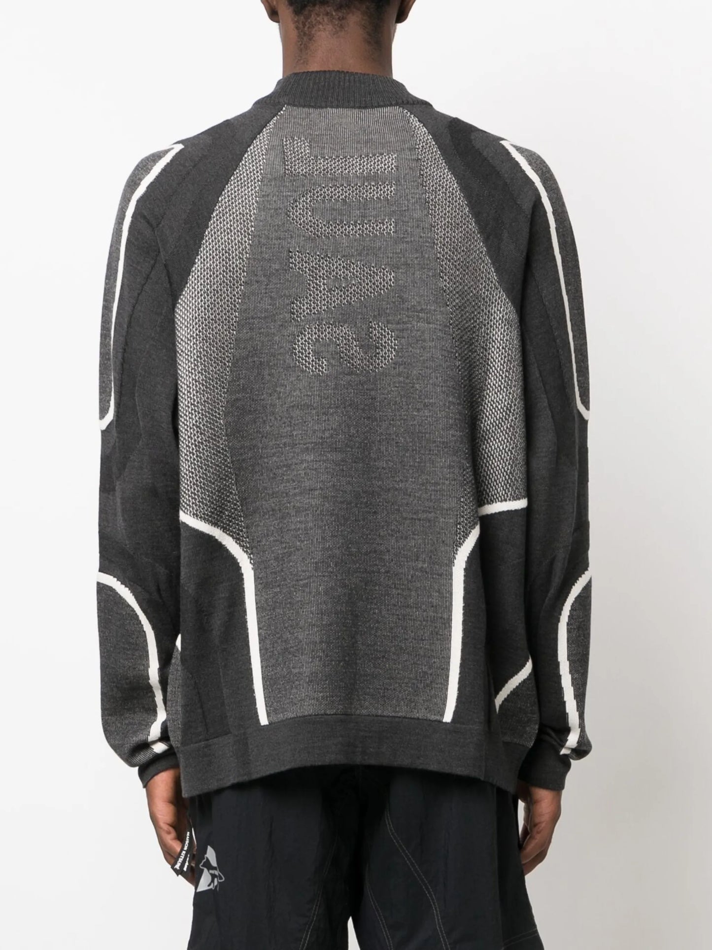 intarsia-knit merino-wool jumper