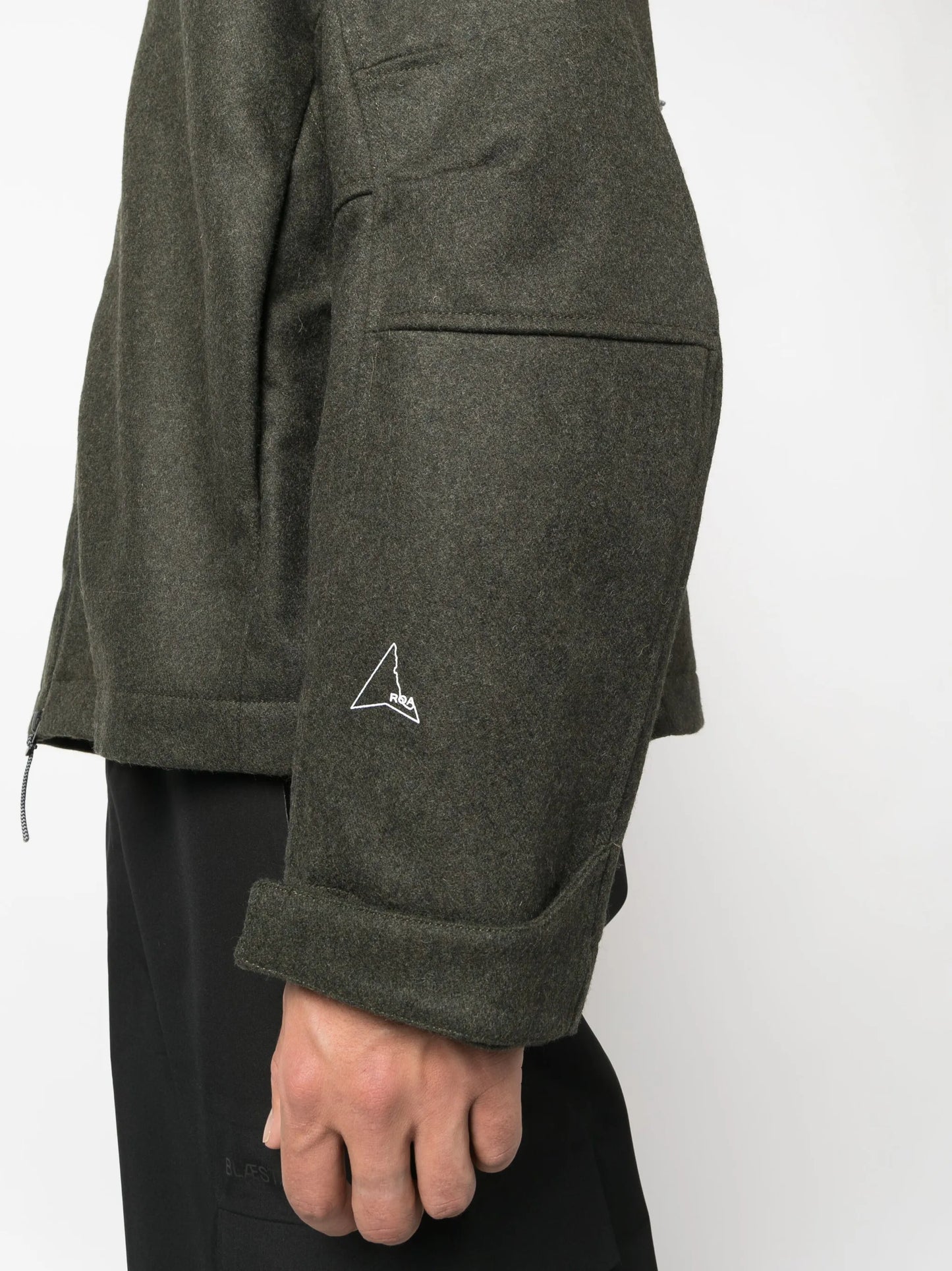 zip-up shirt jacket