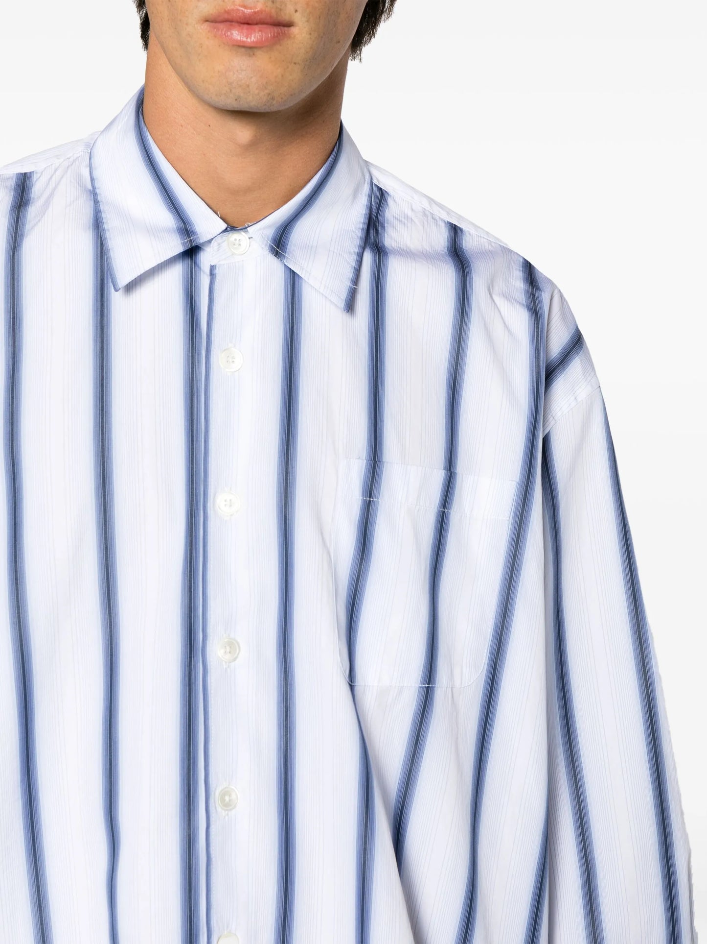 Borrowed pinstripe shirt