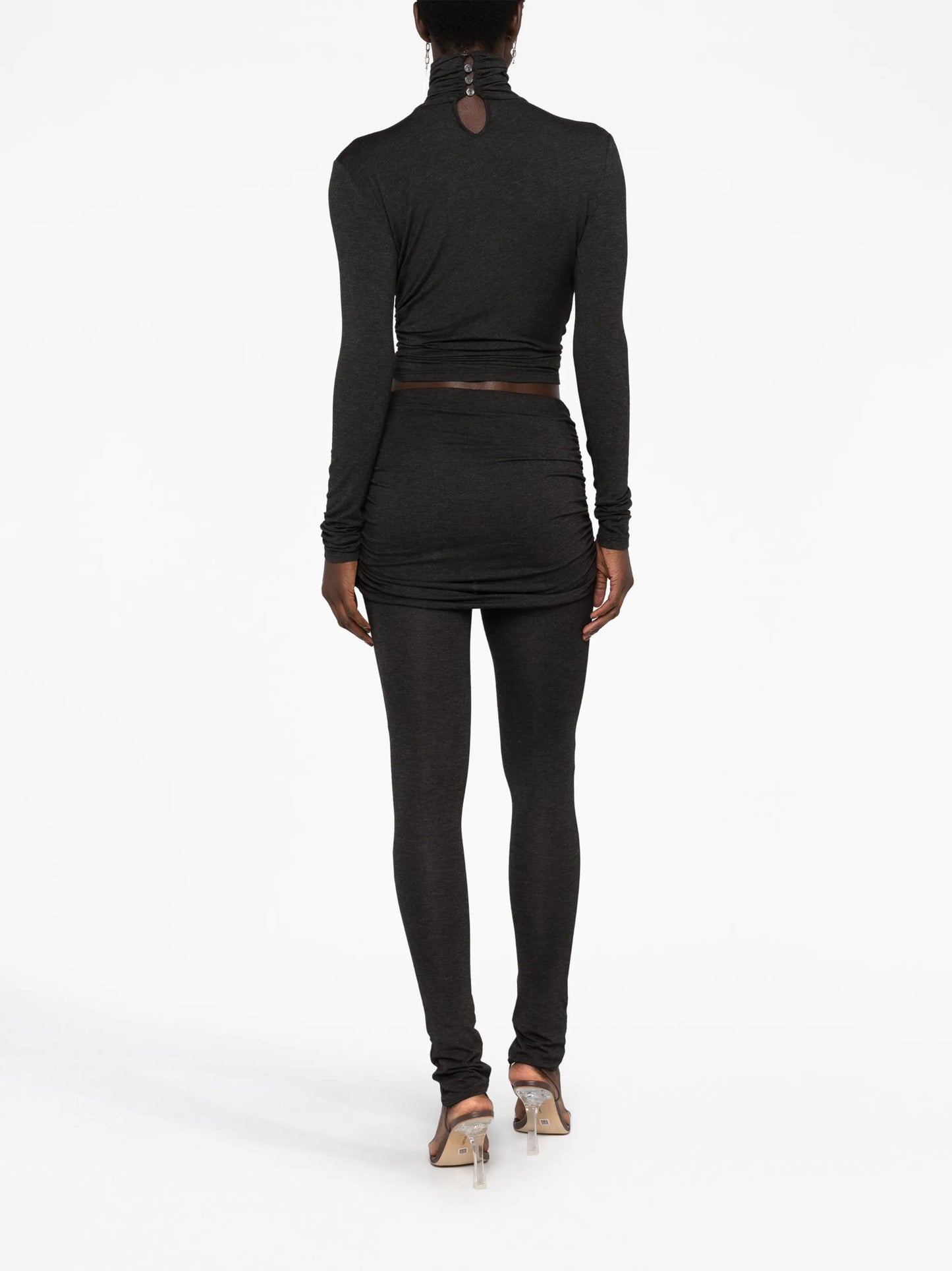 cut-out jersey top