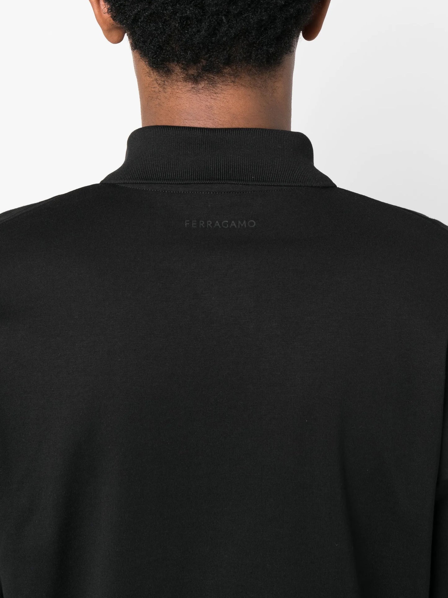 long-sleeve polo shirt