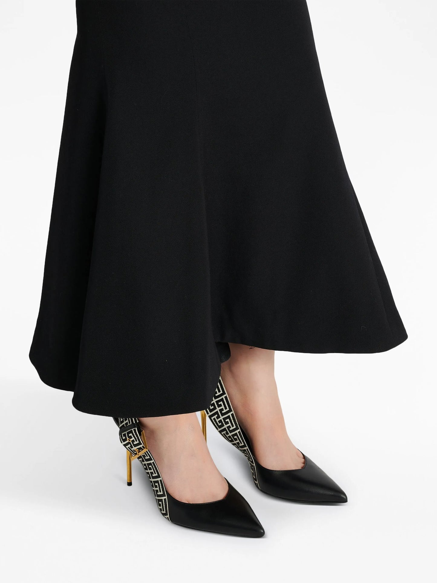 Ruby monogram slingback pumps