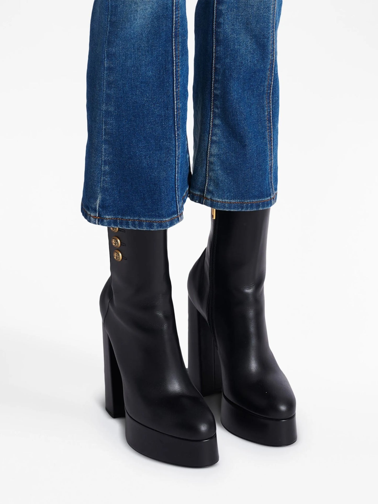 Brune 135mm leather ankle boots