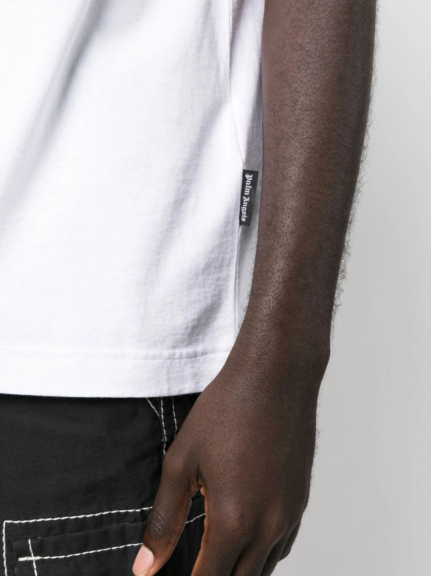 Sketchy-print cotton T-shirt