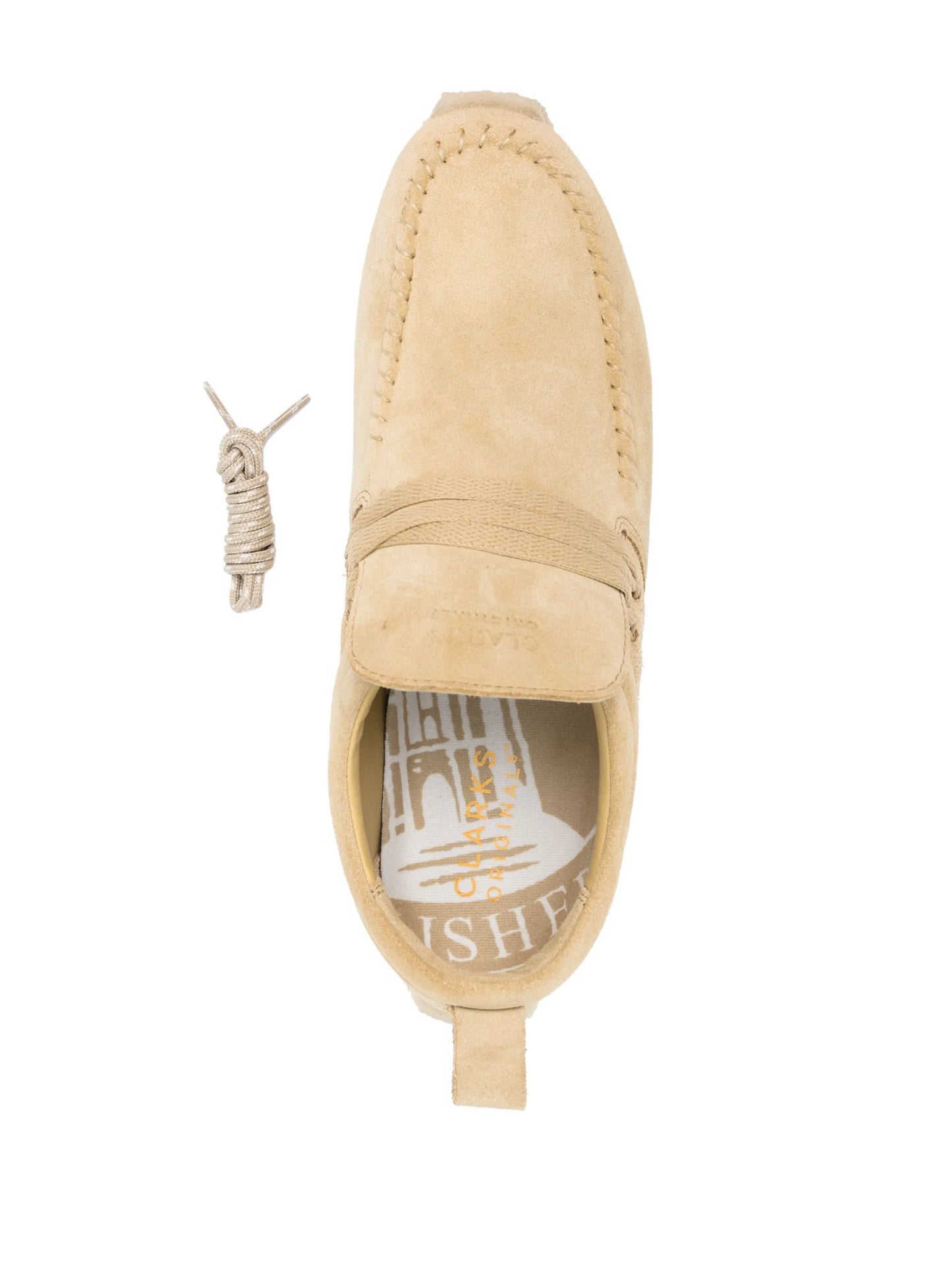 lace-up suede loafers