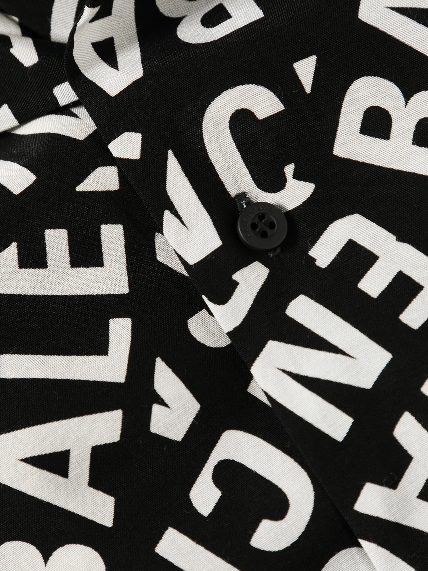 logo-print shirt
