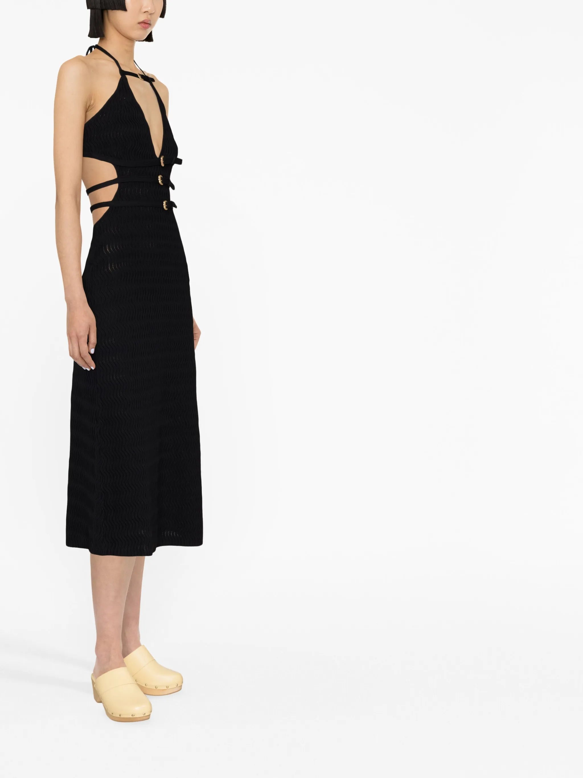 Evaleigh cut-out midi dress
