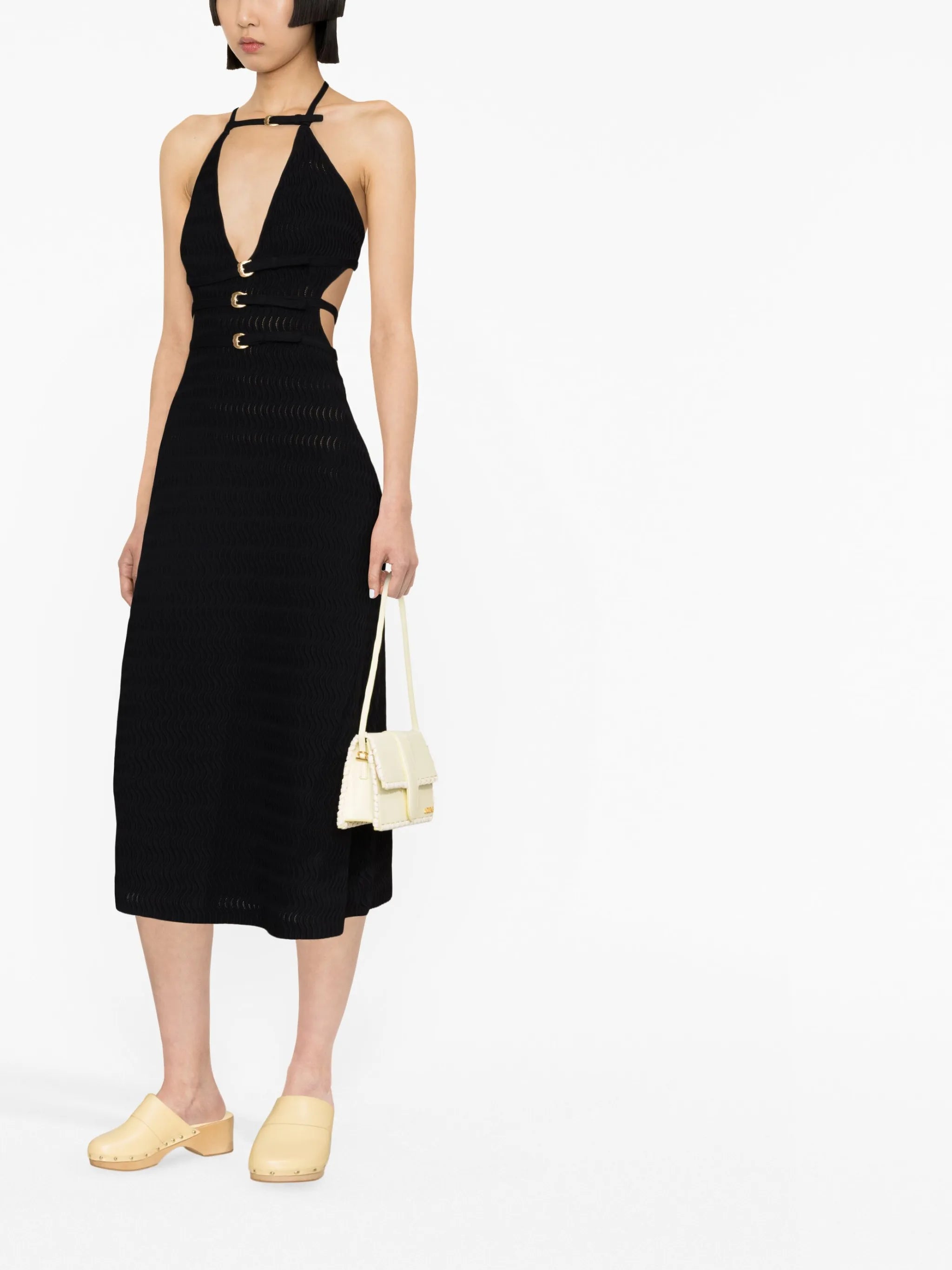 Evaleigh cut-out midi dress