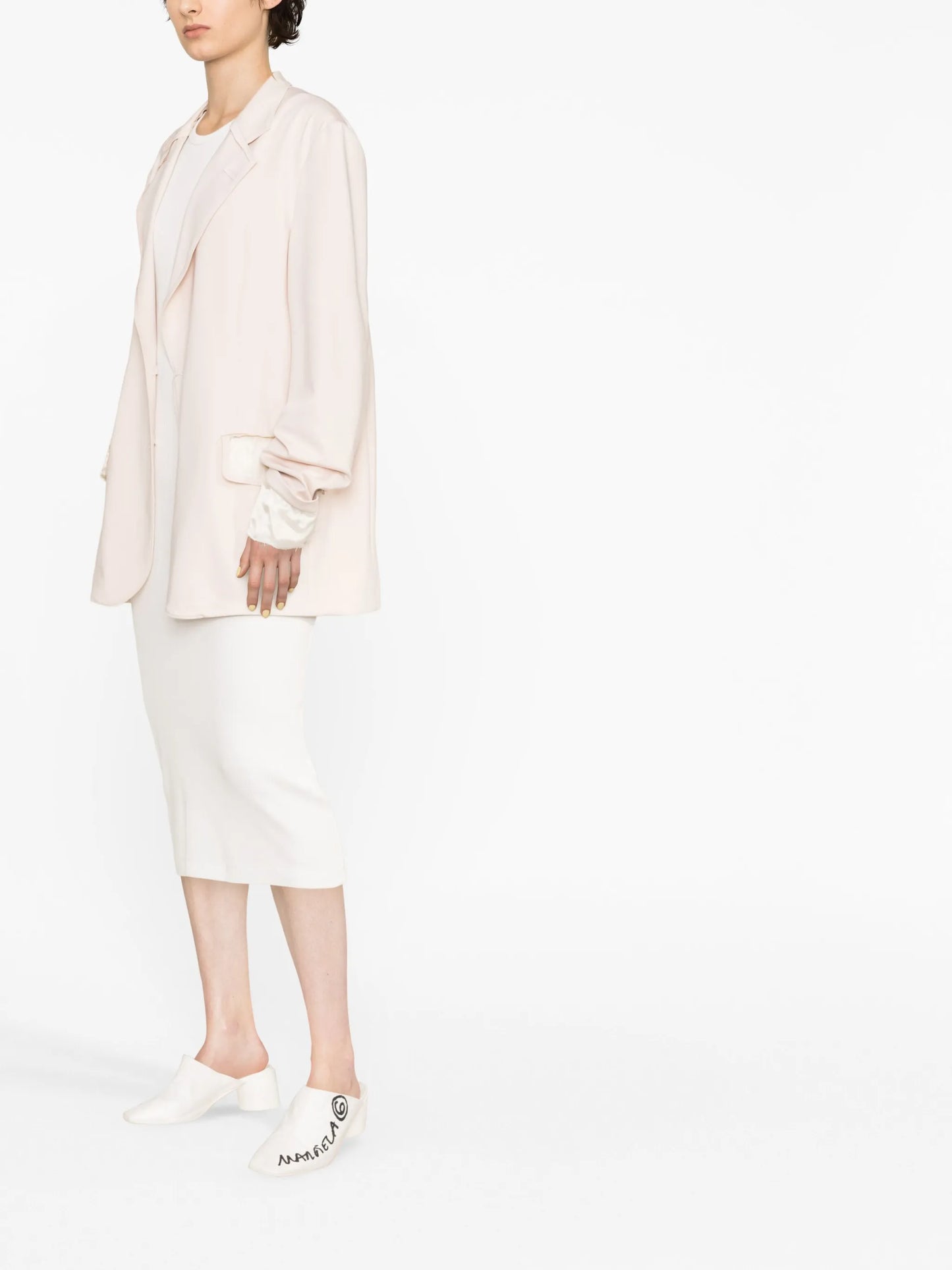long-sleeve single-breasted blazer