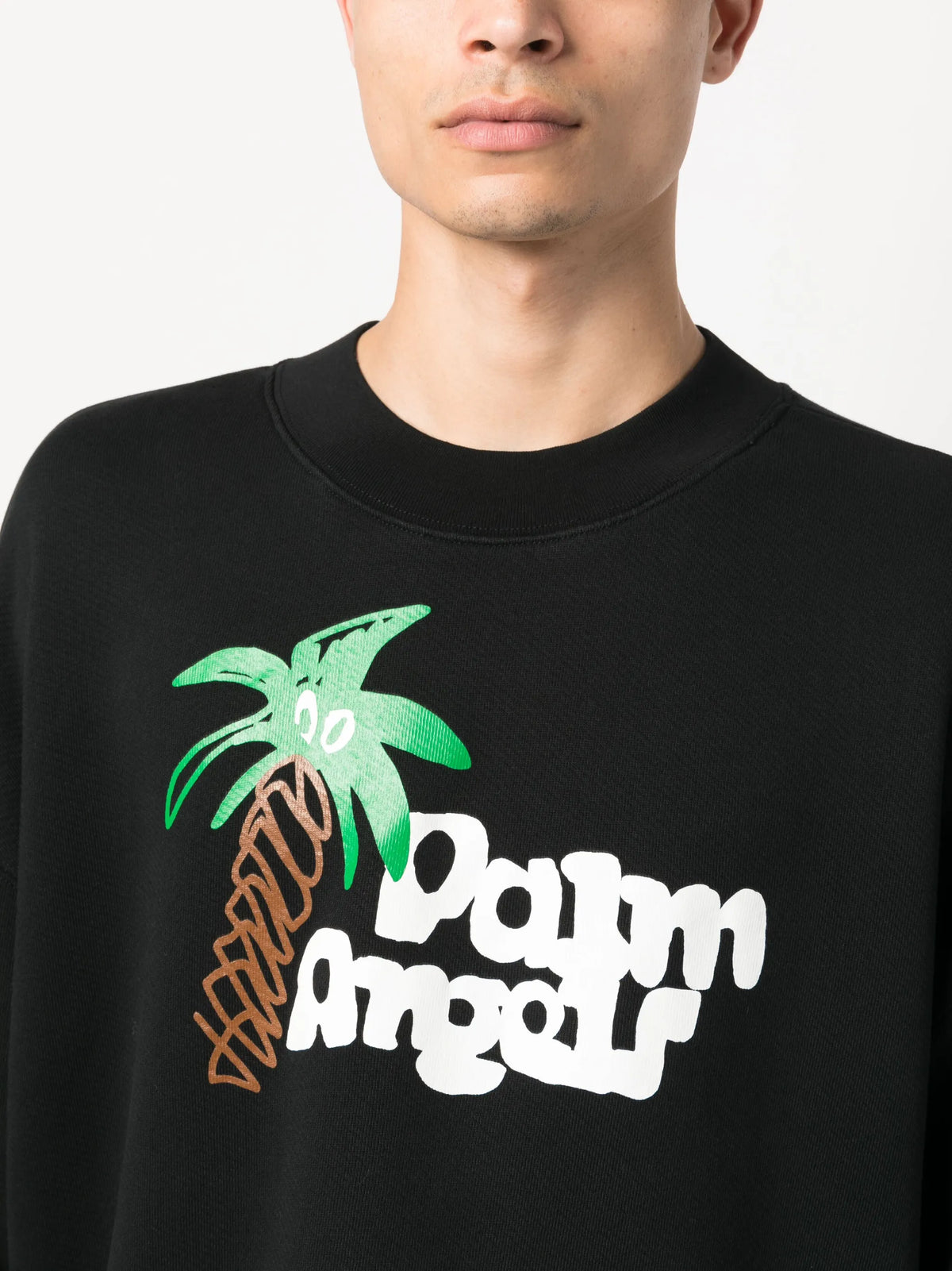 logo-print organic cotton sweatshirt