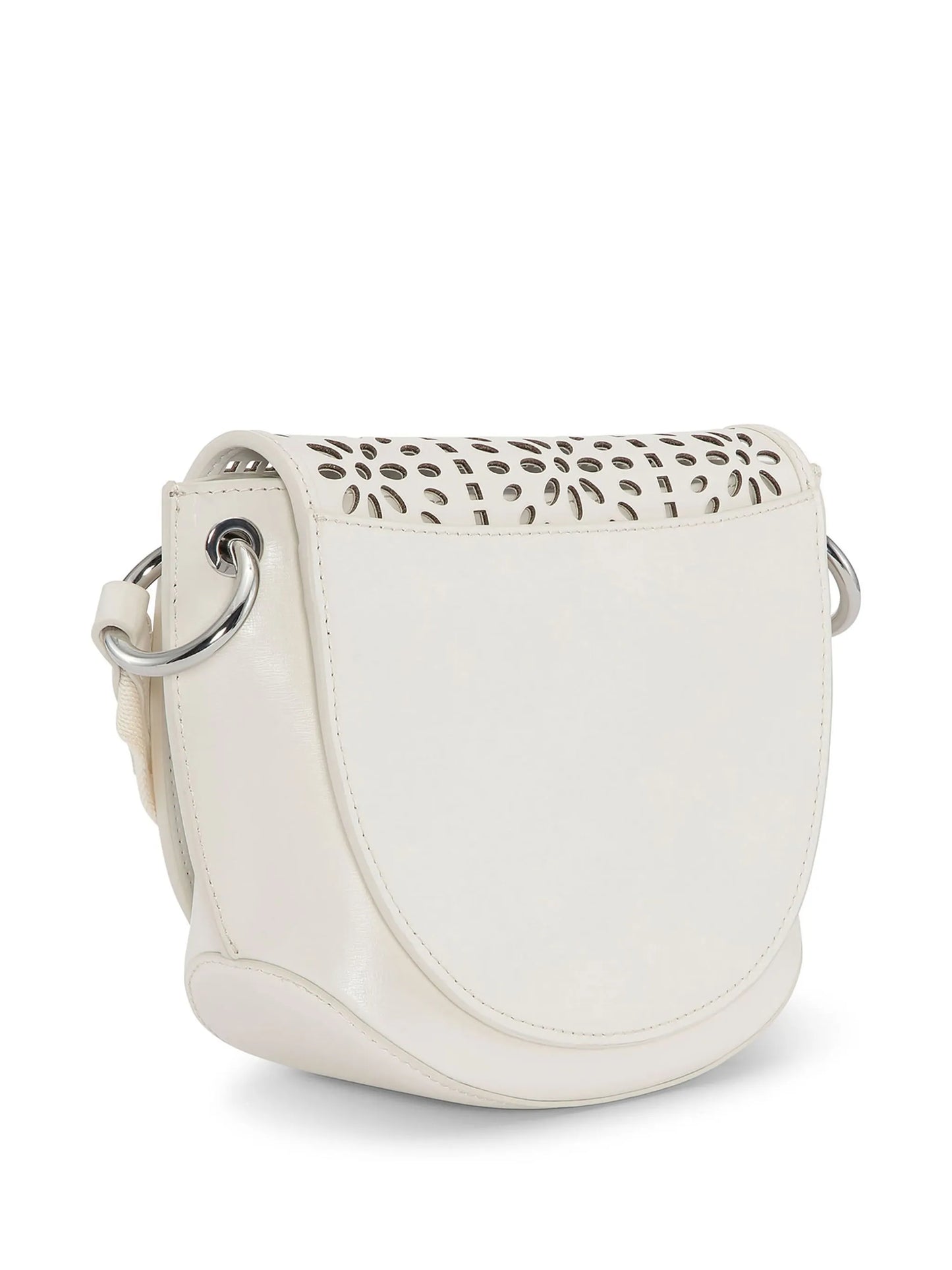 perforated shoulder bag