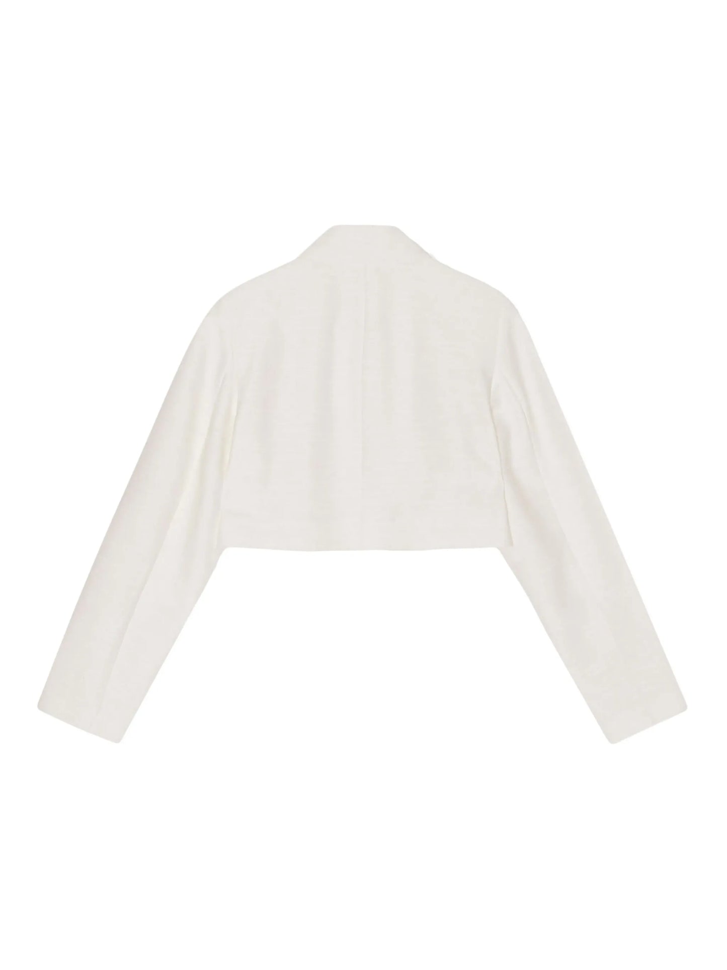 Slub cropped jacket