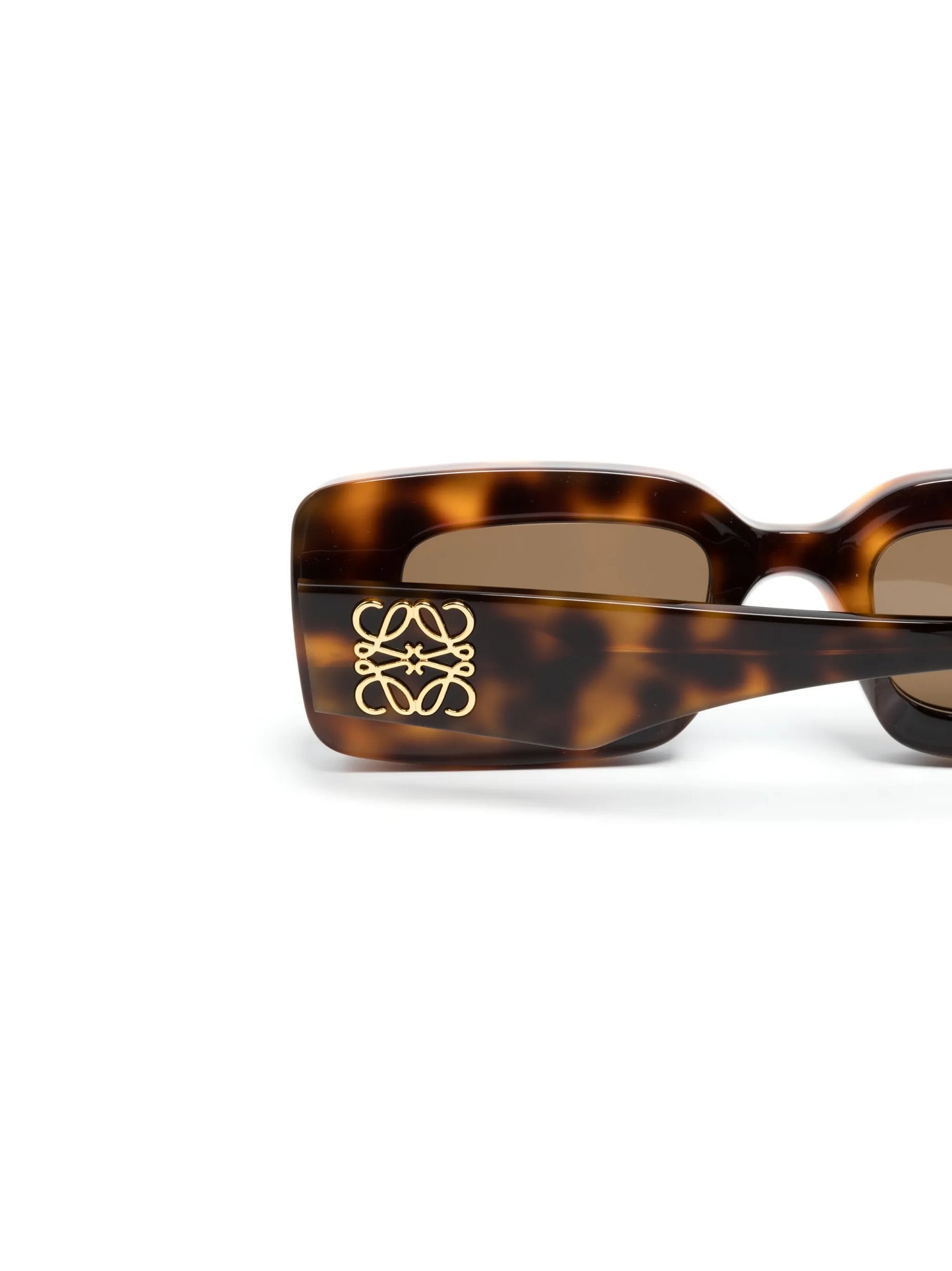 square-frame logo sunglasses