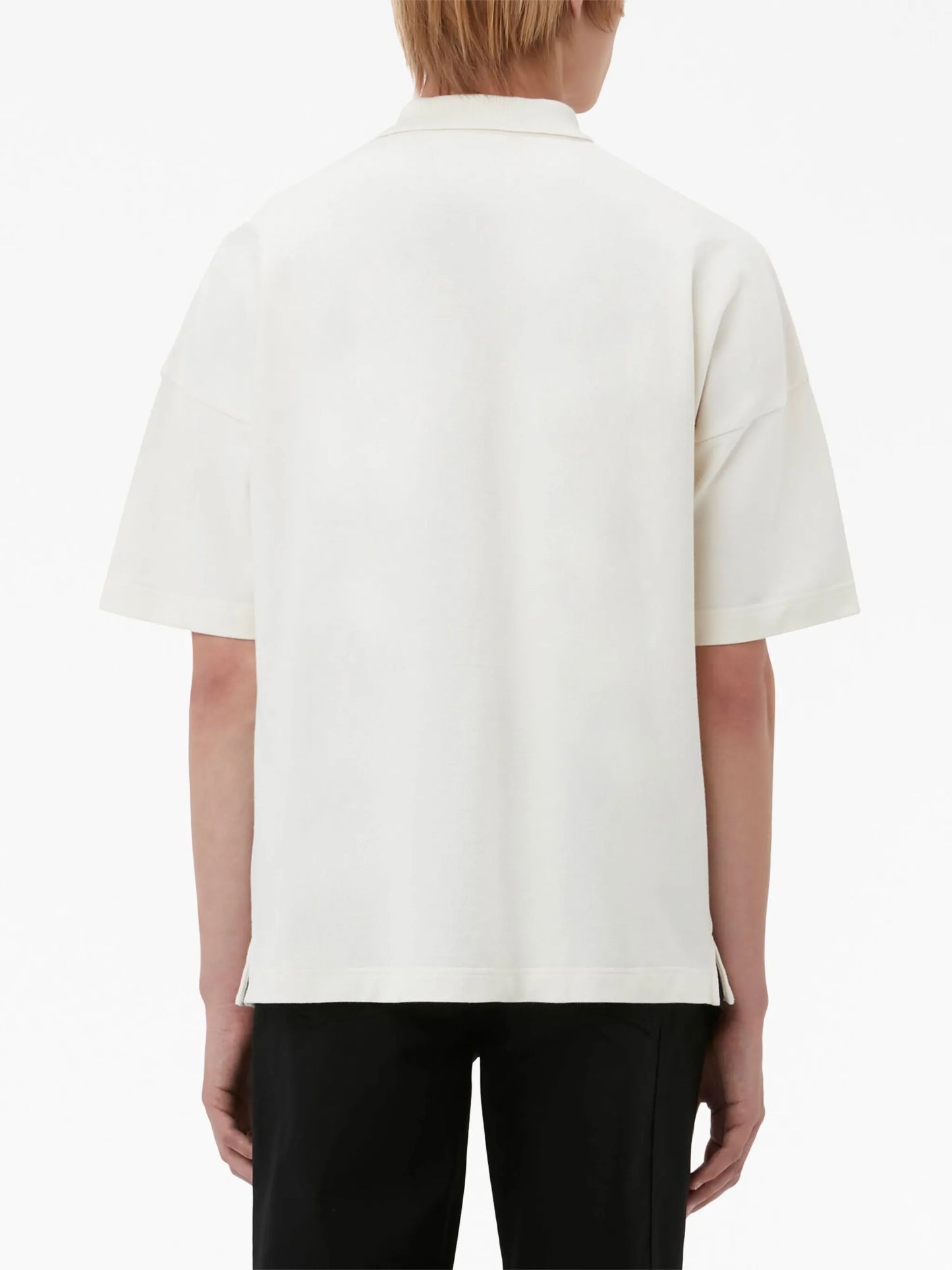 logo-embroidered bunny polo shirt