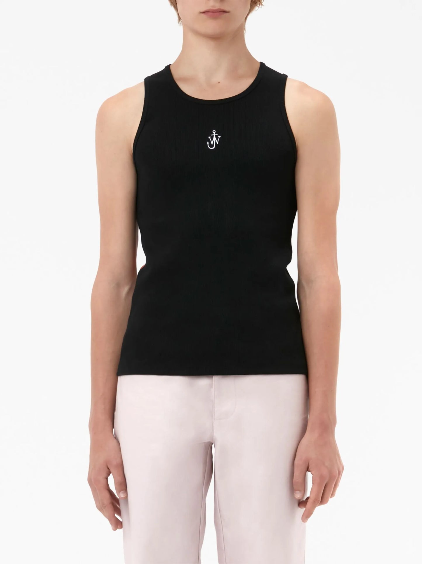 photograph-print tank top