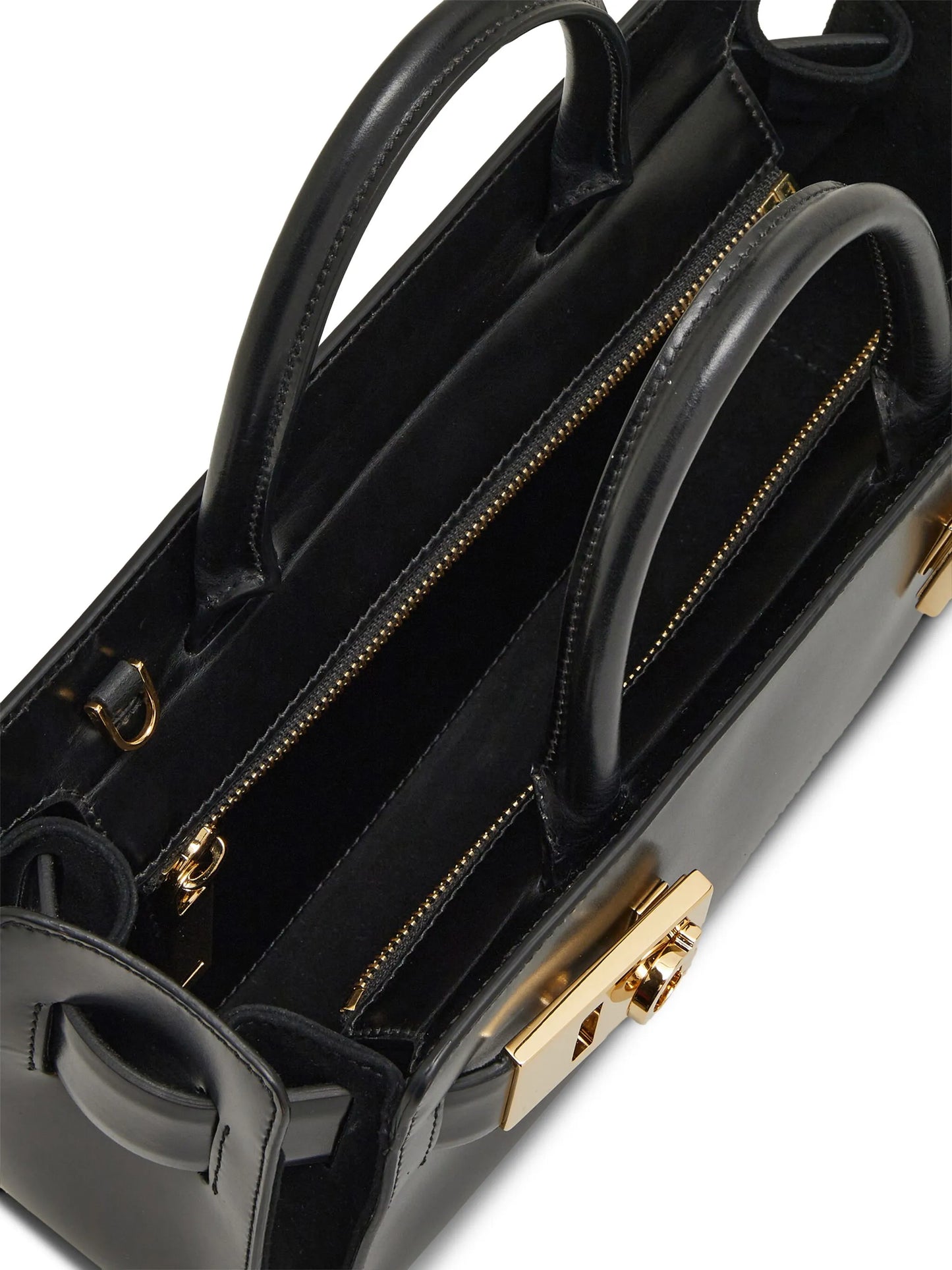 Gancini leather tote bag