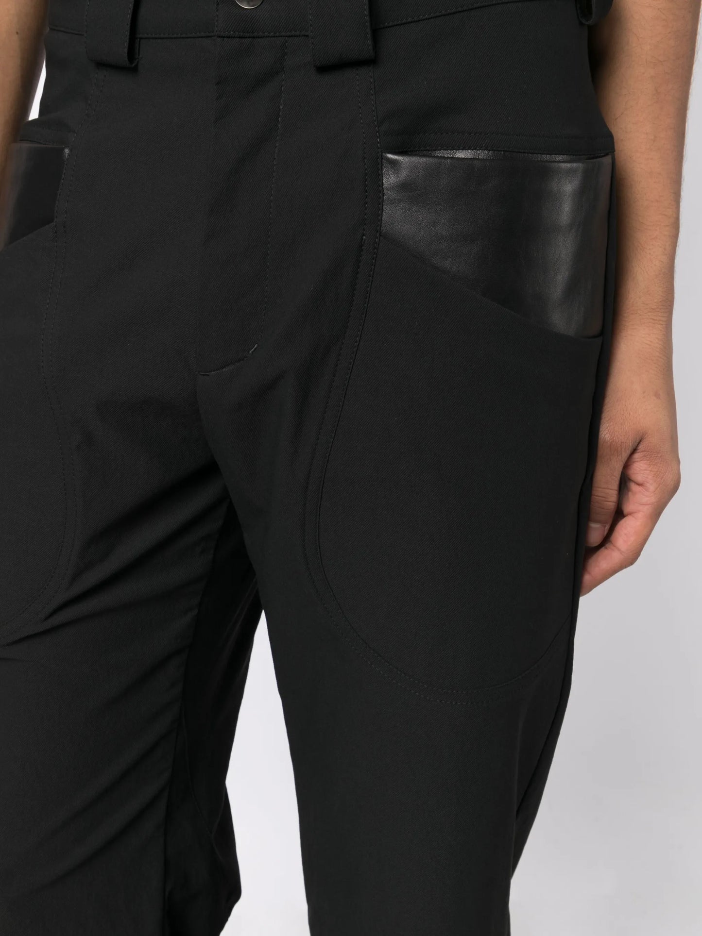 four-pocket straight trousers