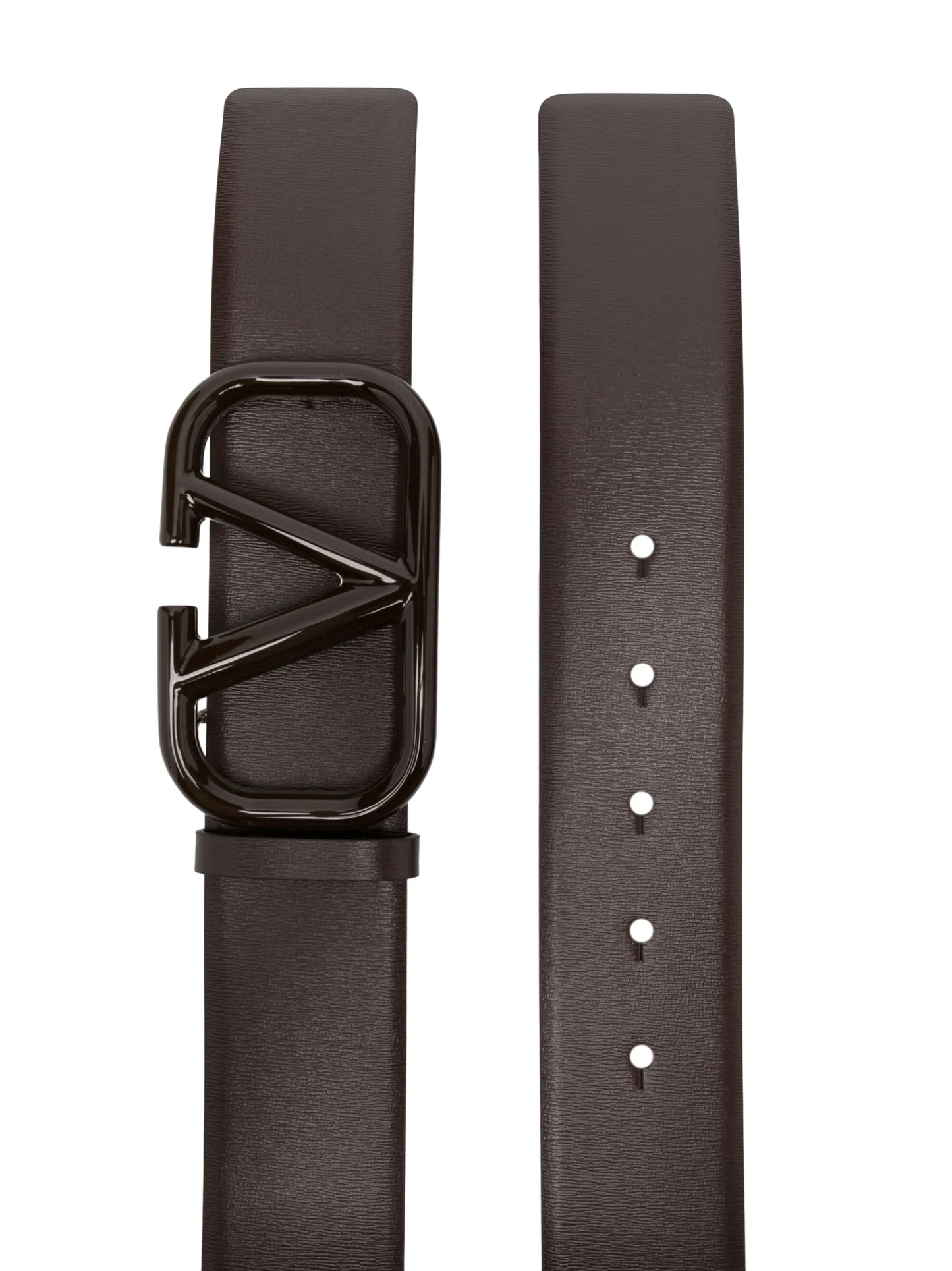 VLogo leather belt