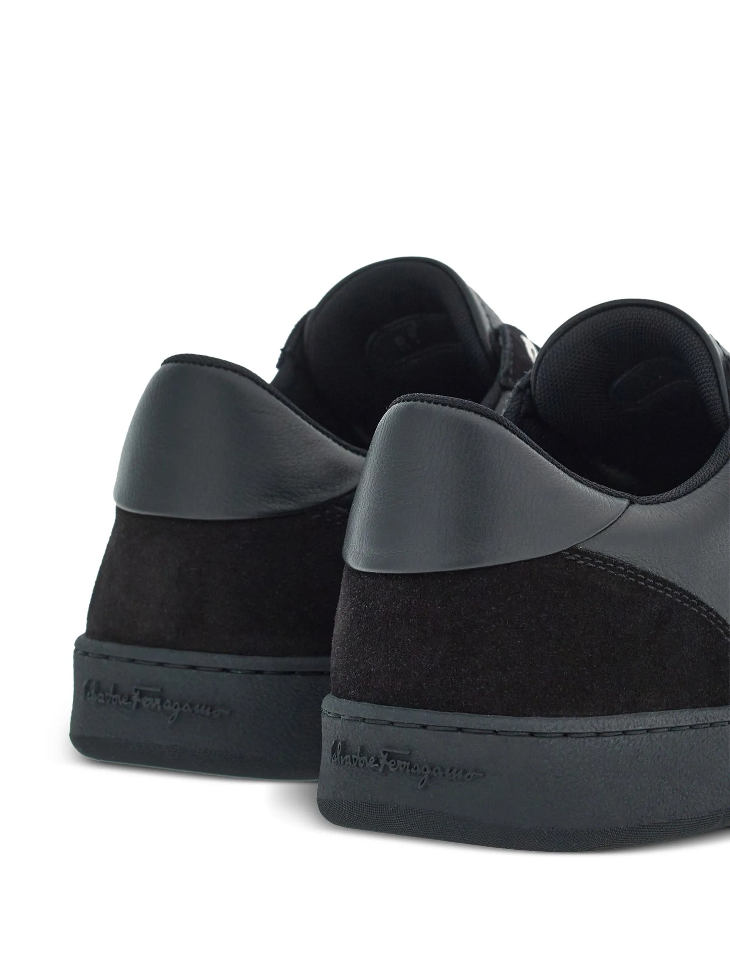 logo-debossed low-top sneakers