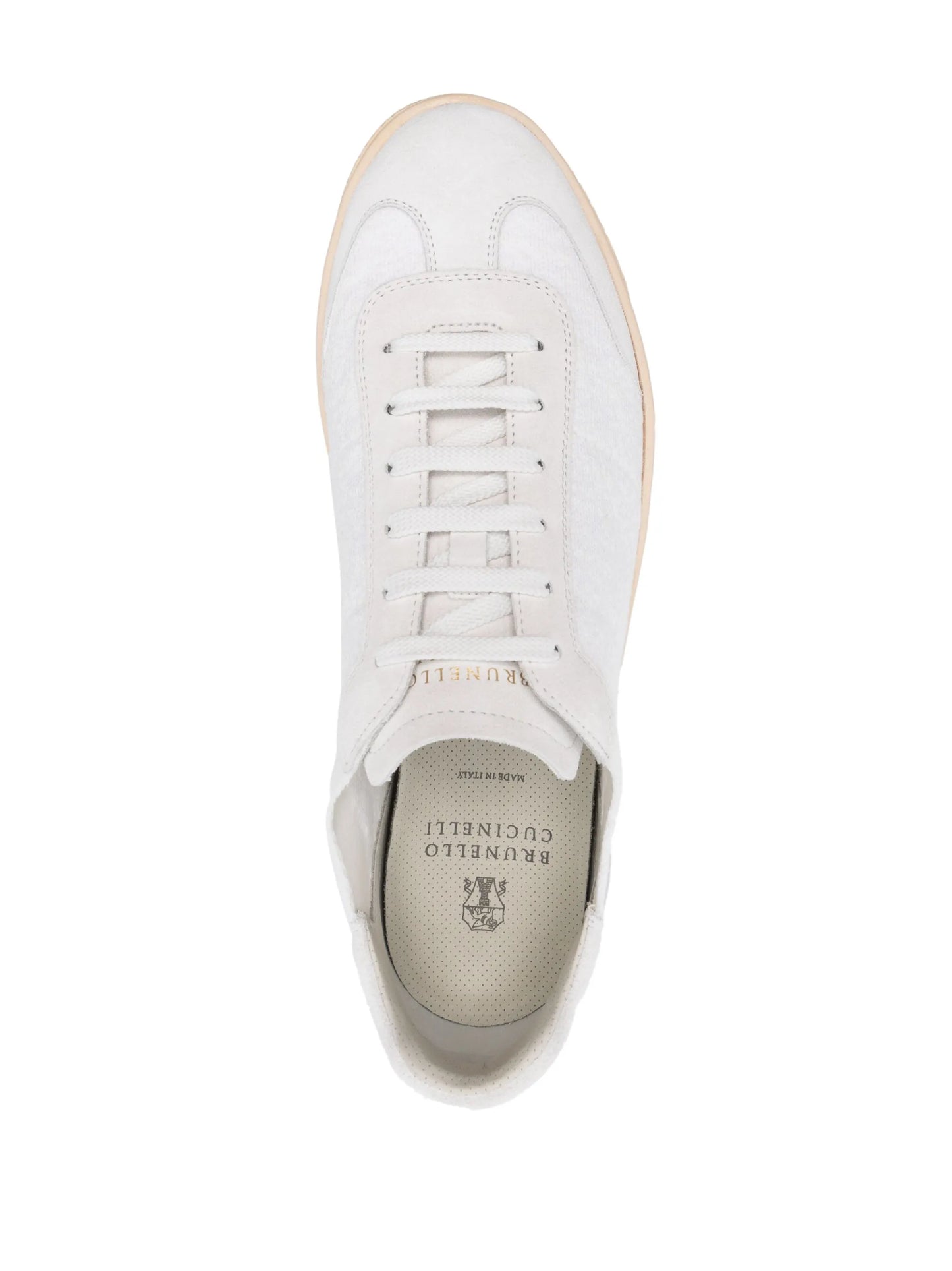 terry lace-up sneakers