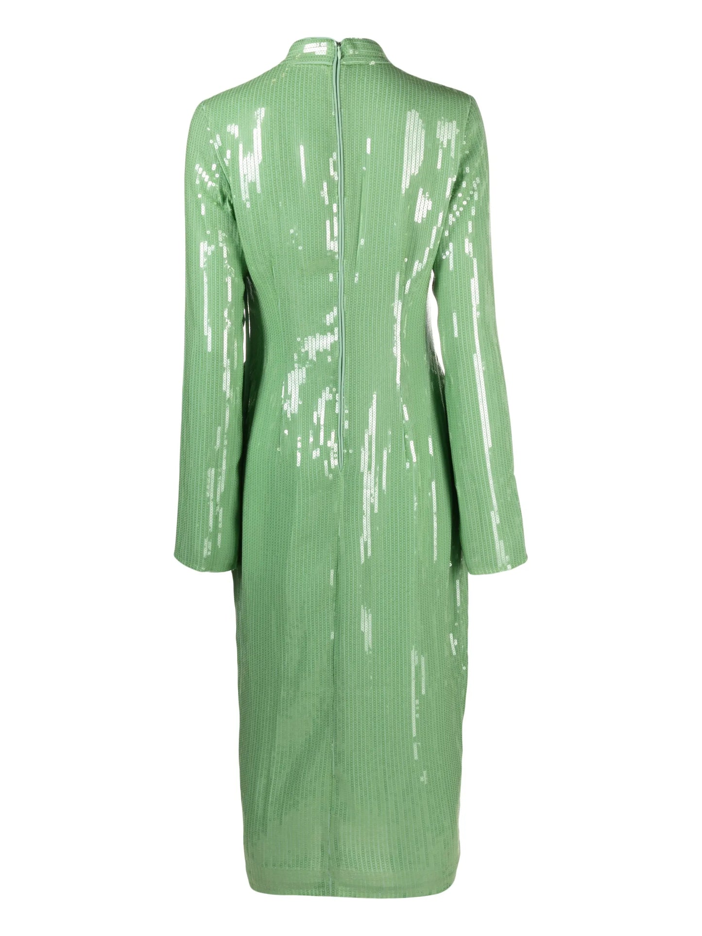 Eilif sequined-georgette dress