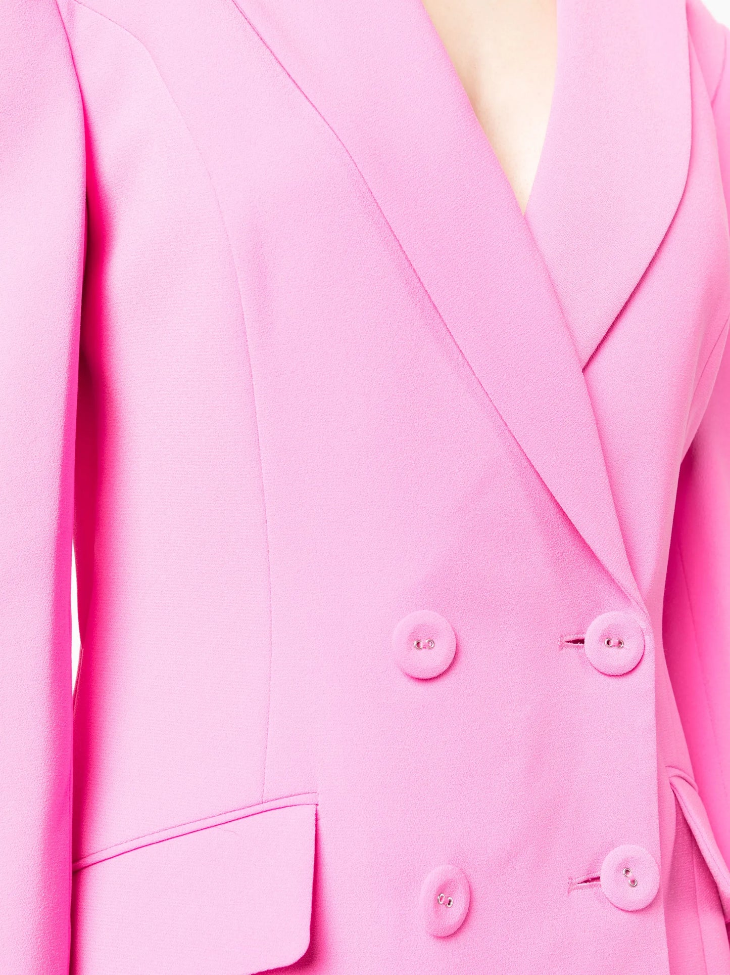 double-breasted blazer minidress