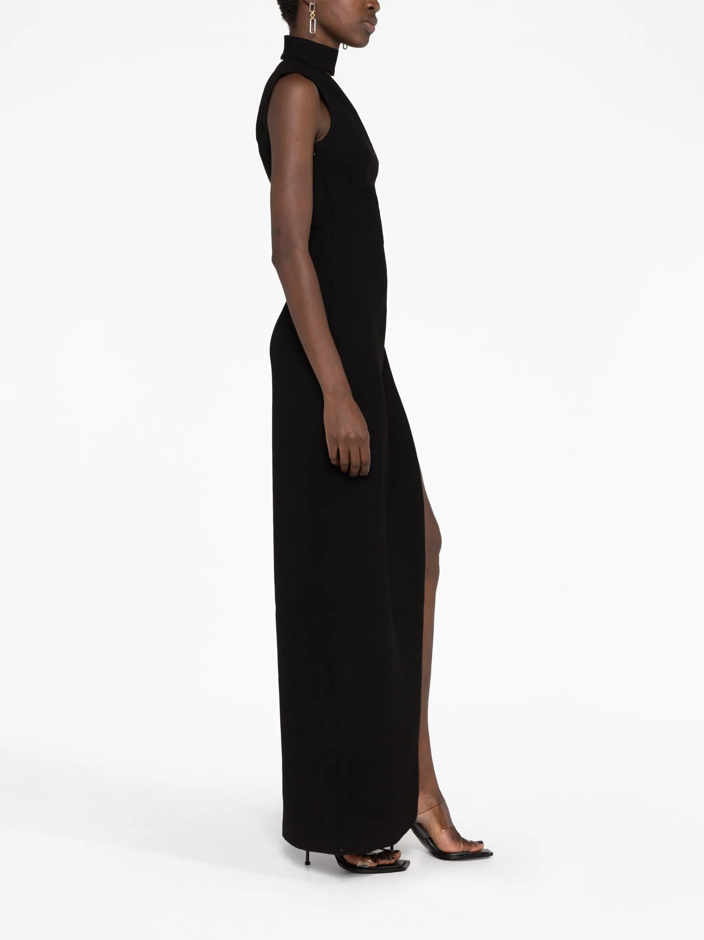 one-shoulder maxi dress
