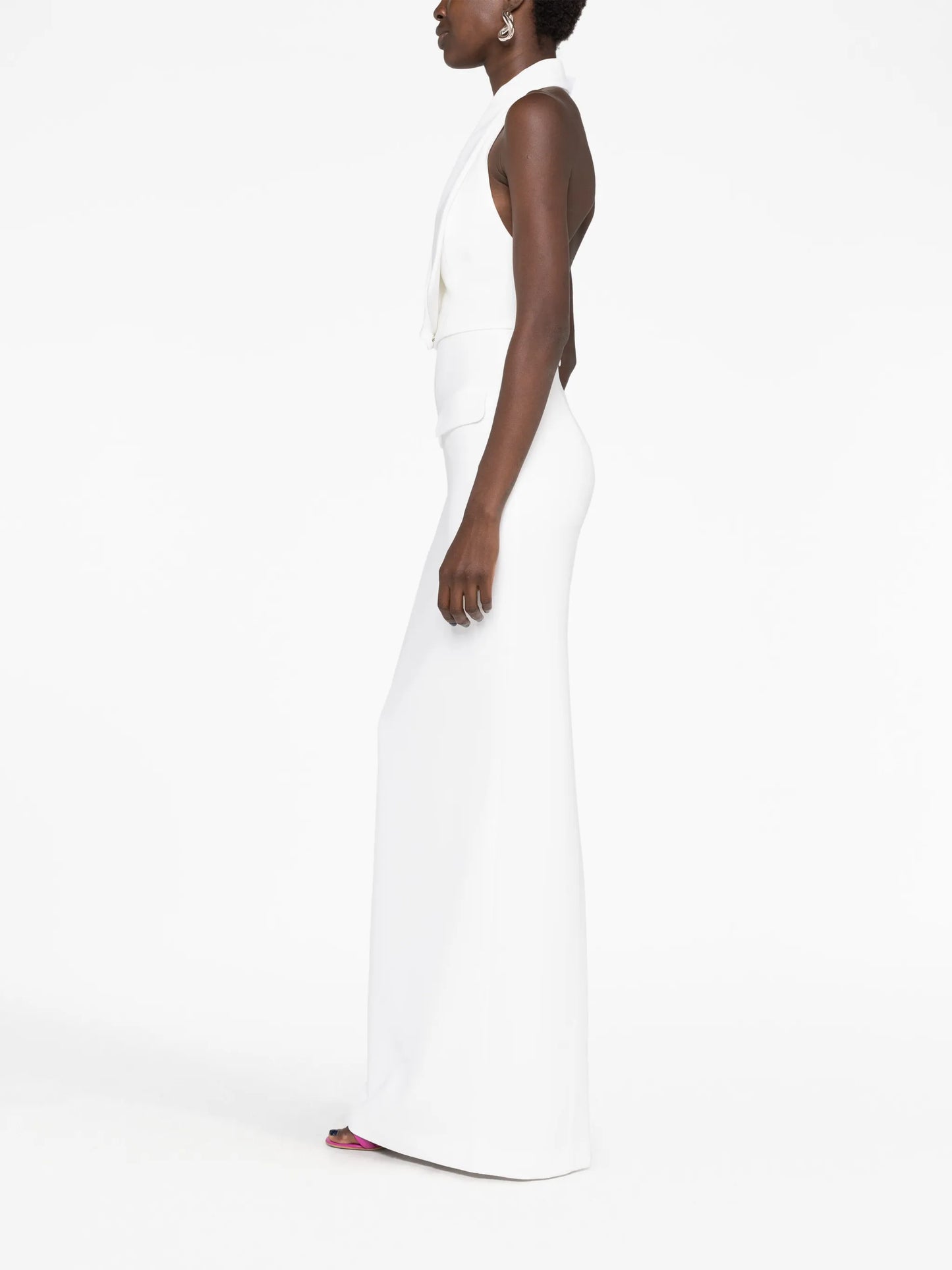 halterneck cropped top