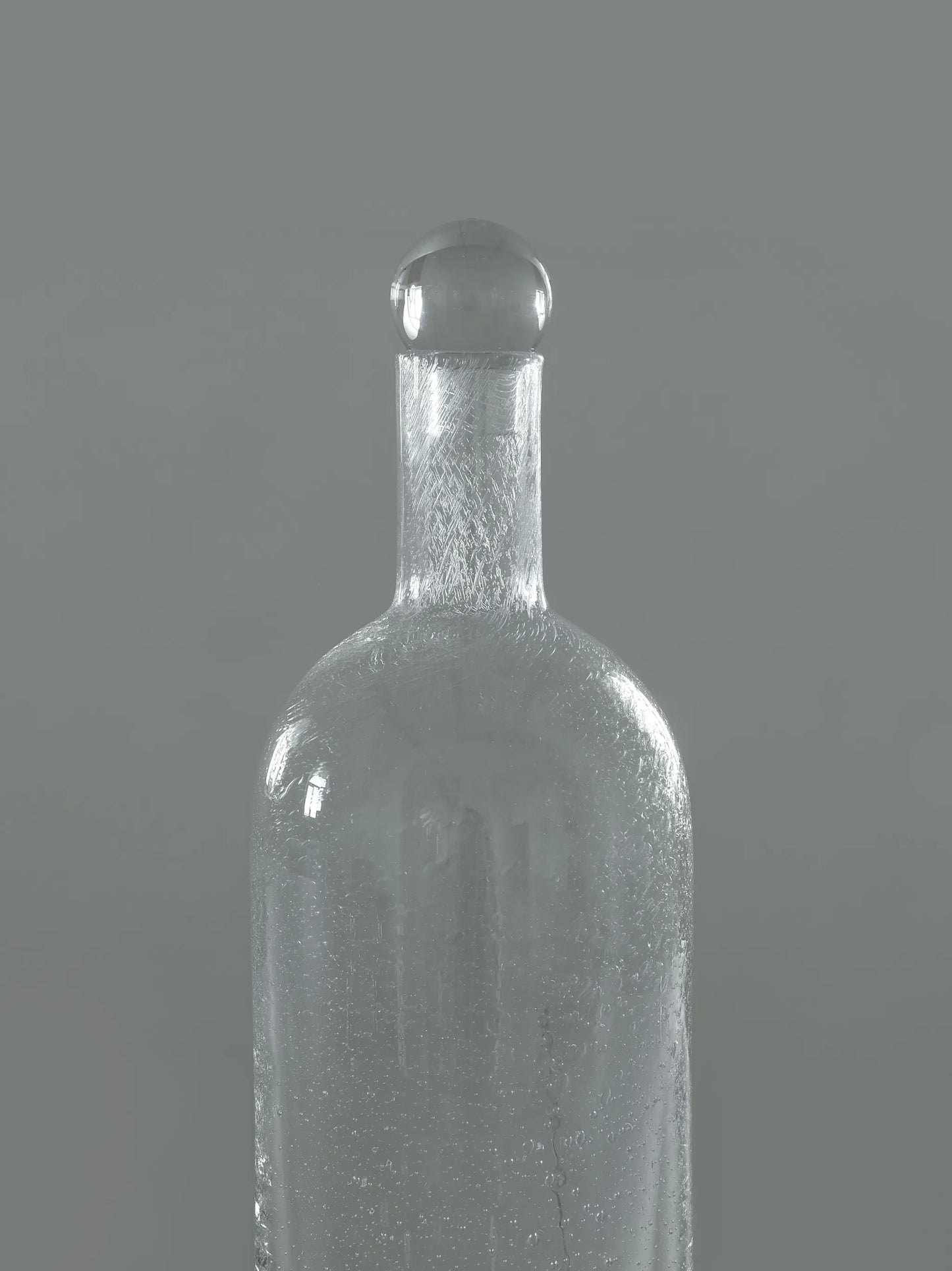 Bubble glass tall carafe (12cm)