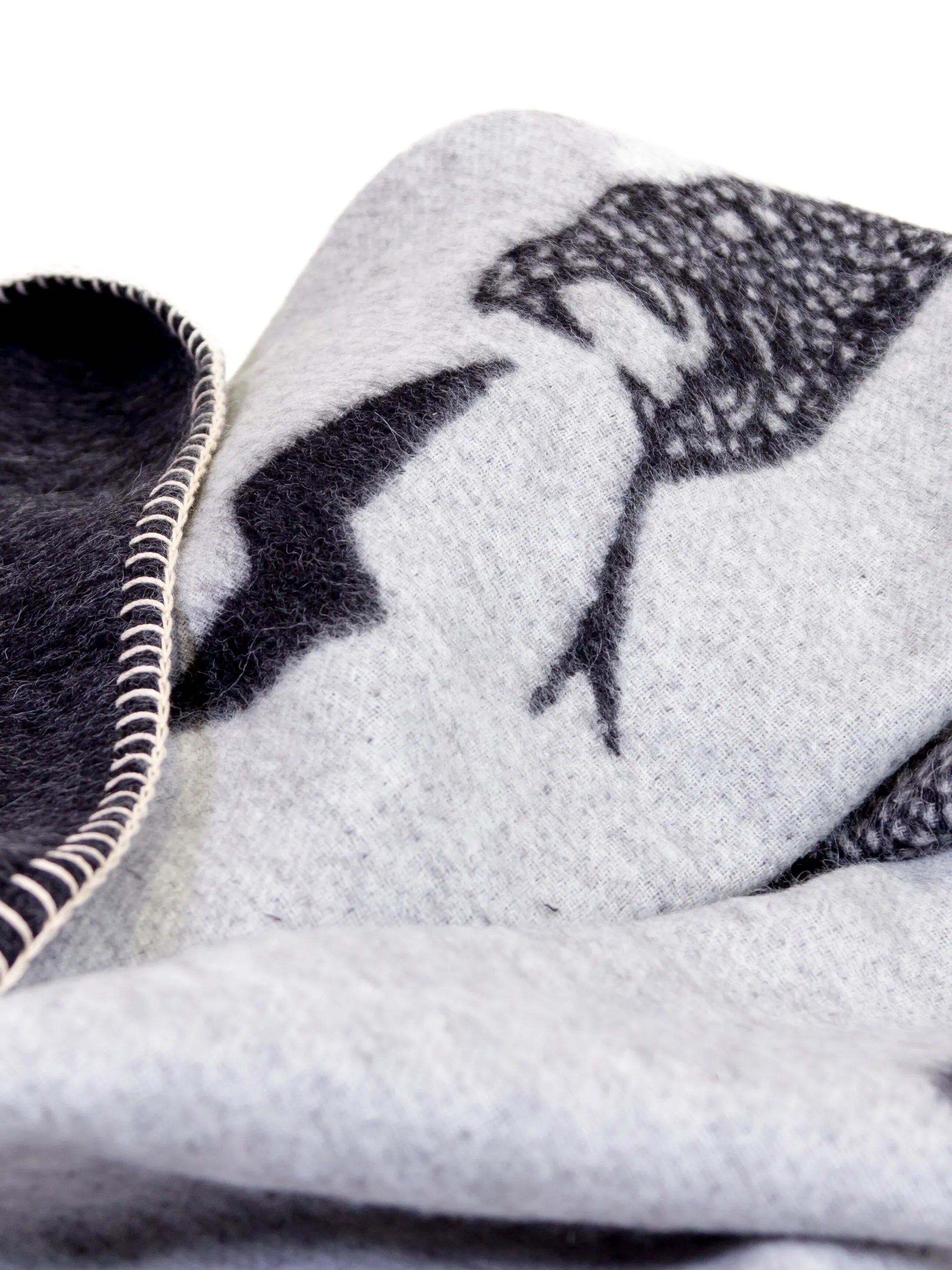 Peyote alpaca-wool throw