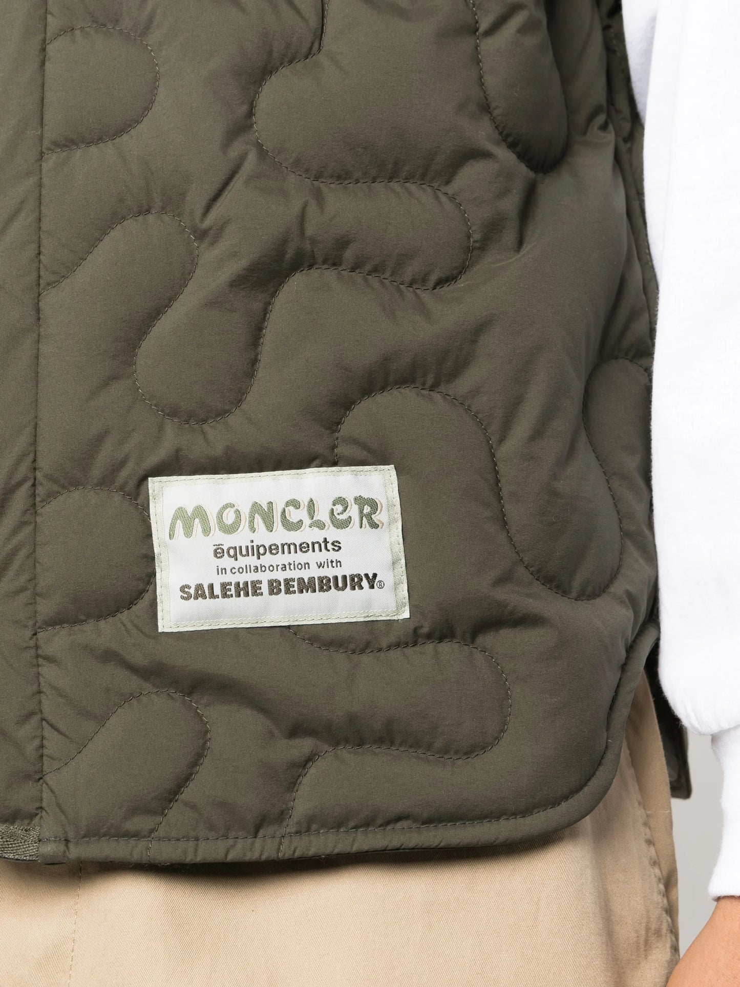 x Salehe Bembury short-sleeve padded jacket