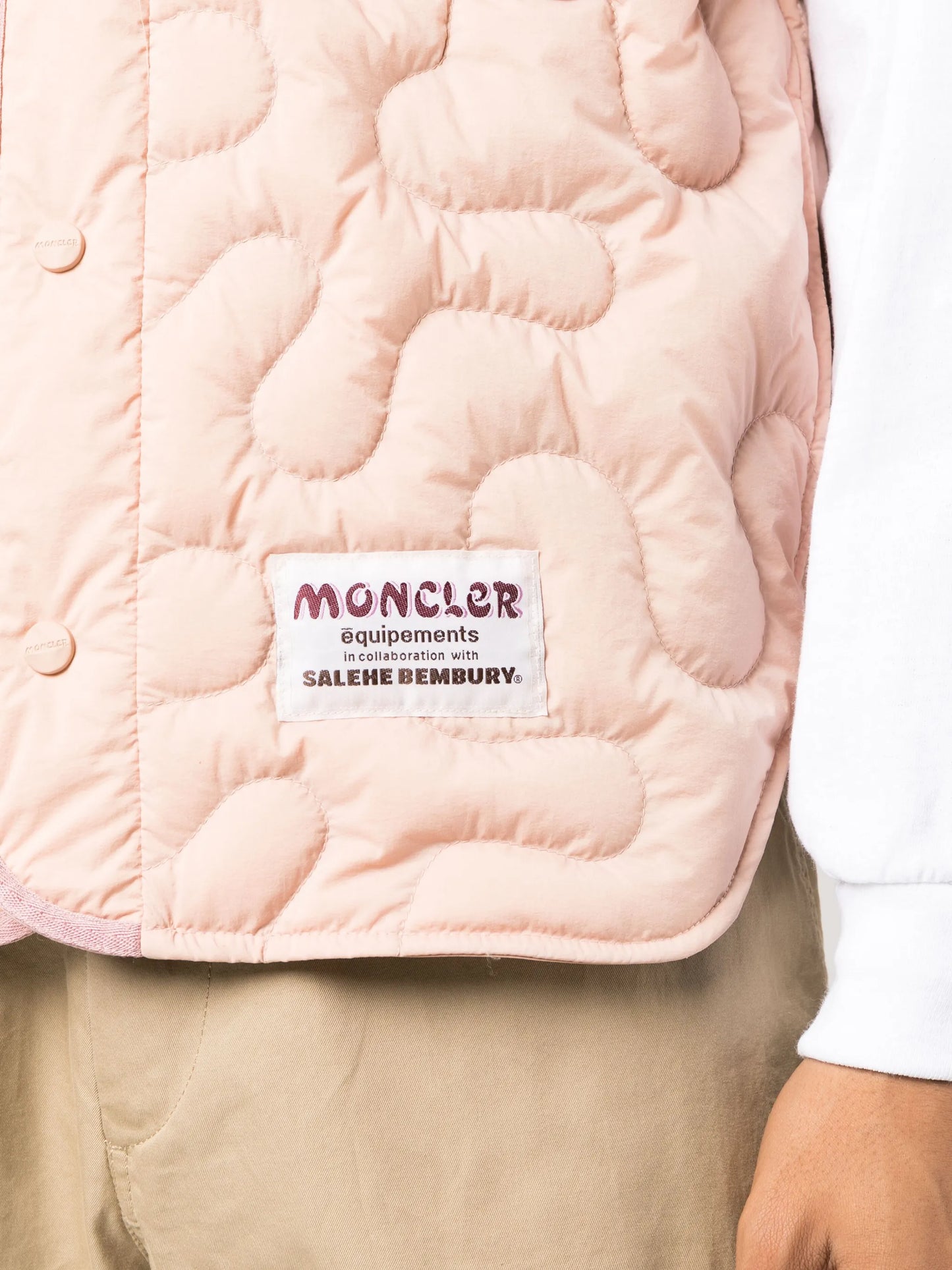 x Salehe Bembury short-sleeve padded jacket