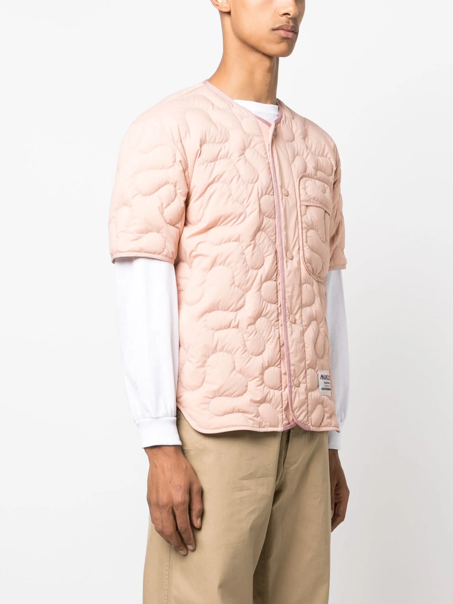 x Salehe Bembury short-sleeve padded jacket